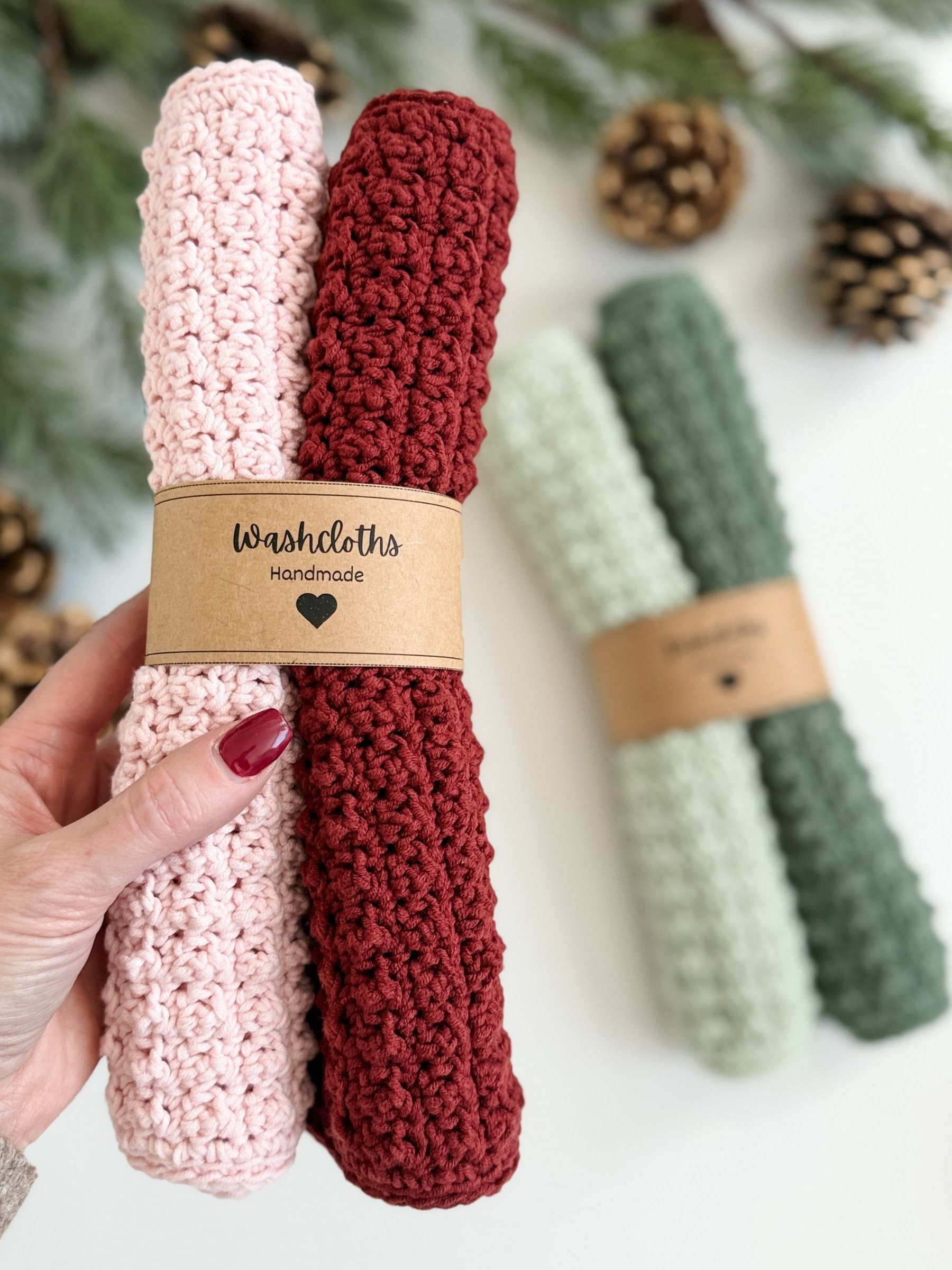 Winterberry Dishcloth Crochet Pattern product image (4)