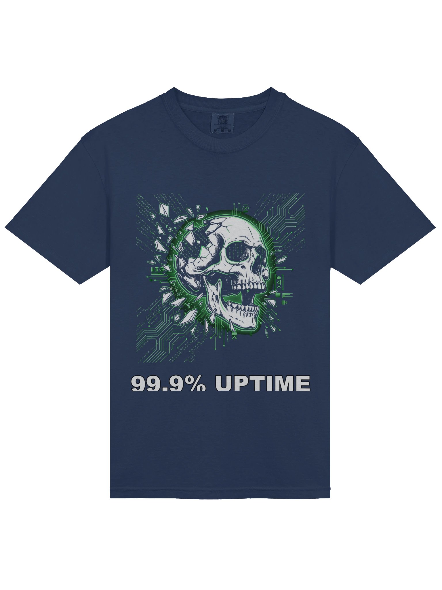 Overclocked and Overworked Skull T-Shirt product image (9)