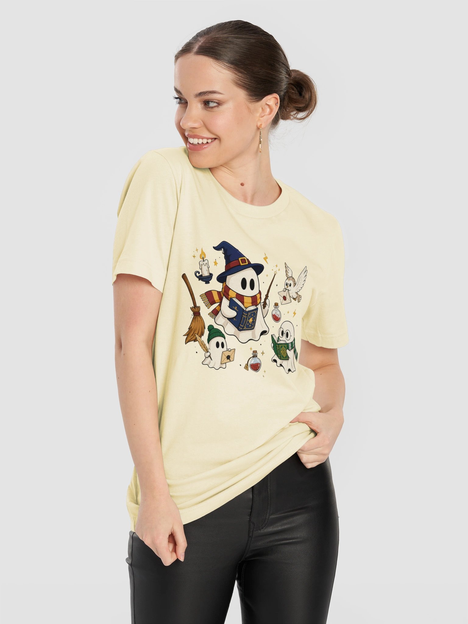 Magical Ghost Readers T-Shirt | Spooky Book Lover Tee product image (103)