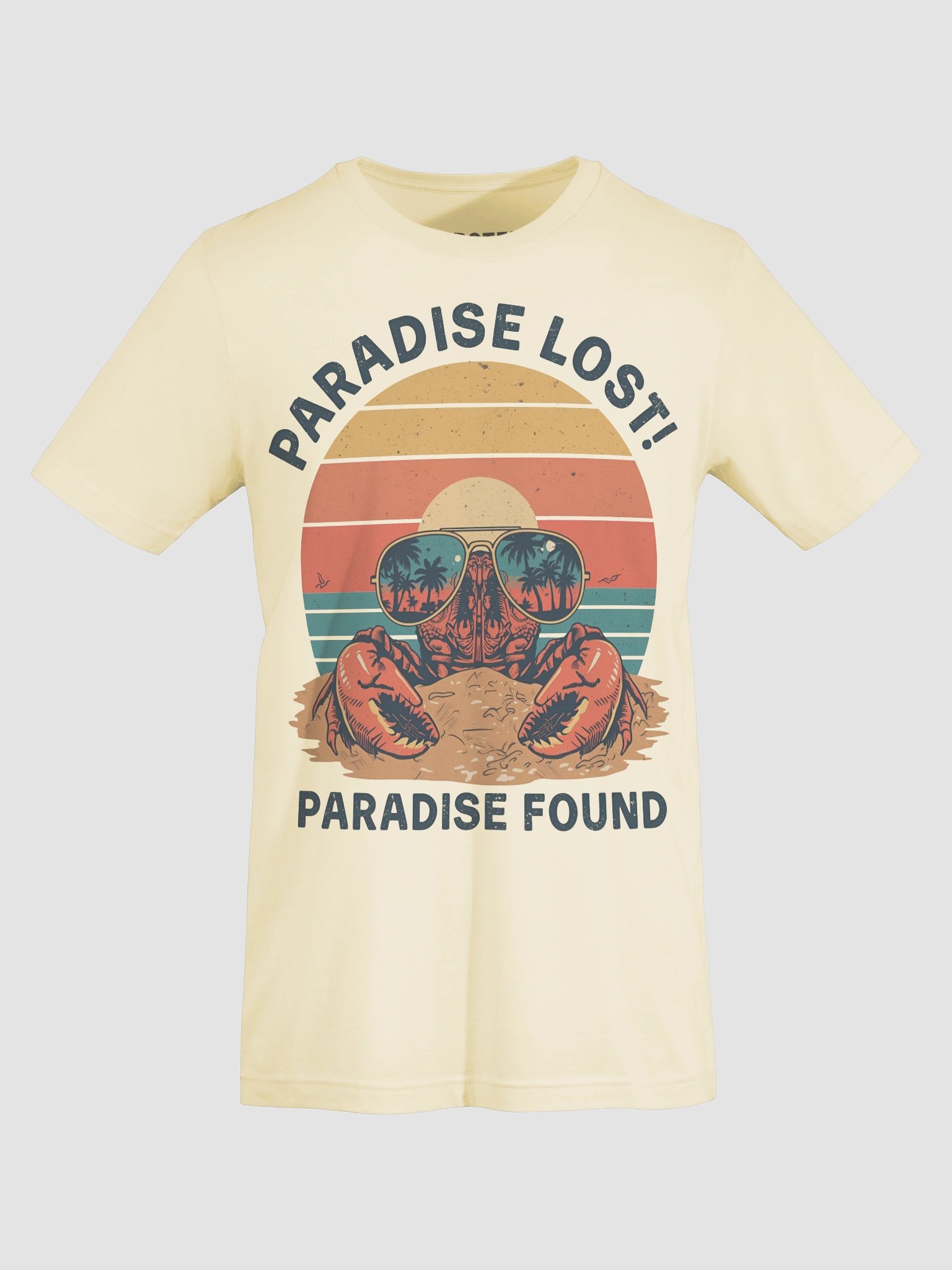 Paradise Found T-Shirt | Retro Lobster Beach Tee product image (9)