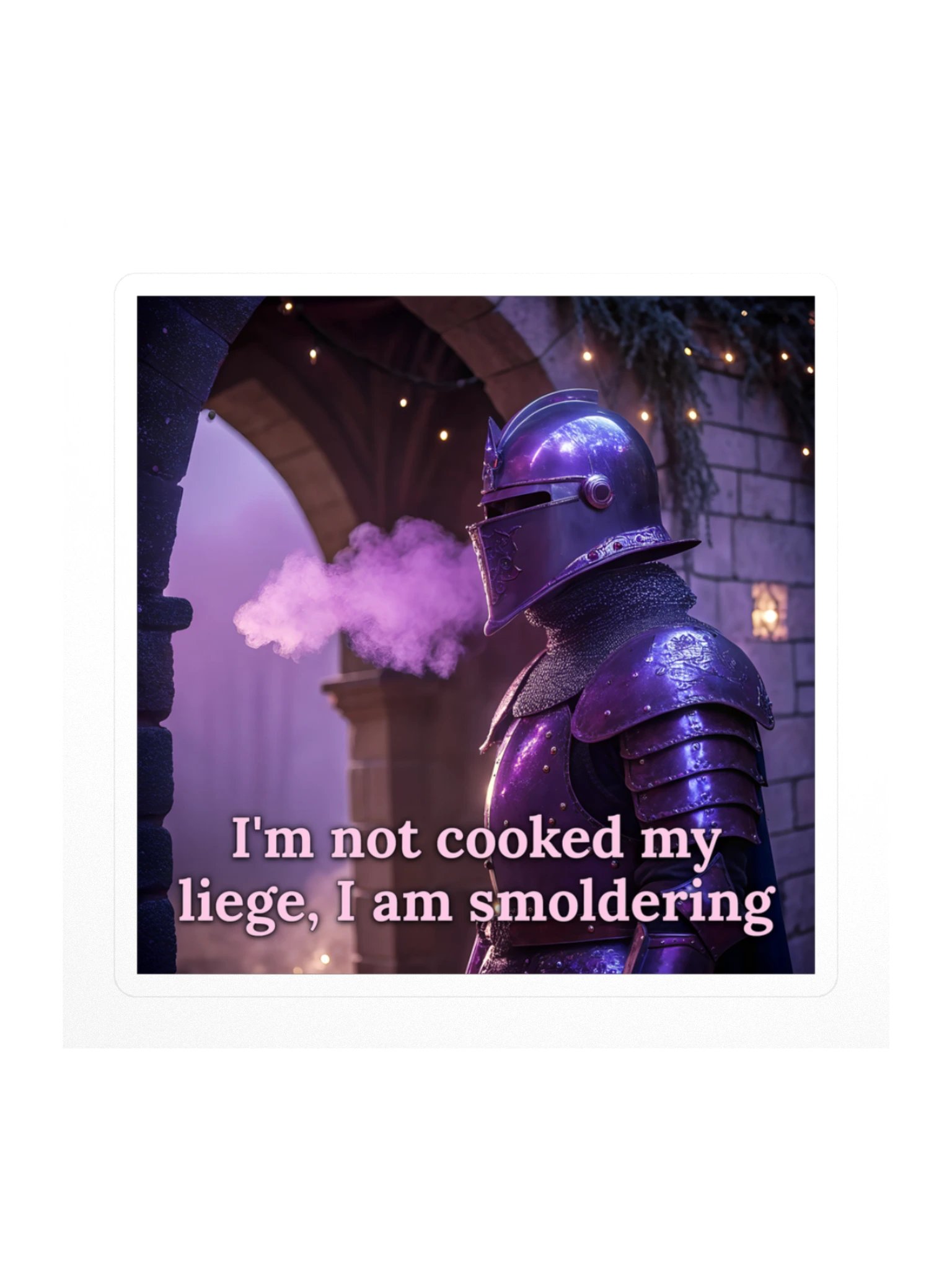 Smoldering Sticker product image (1)