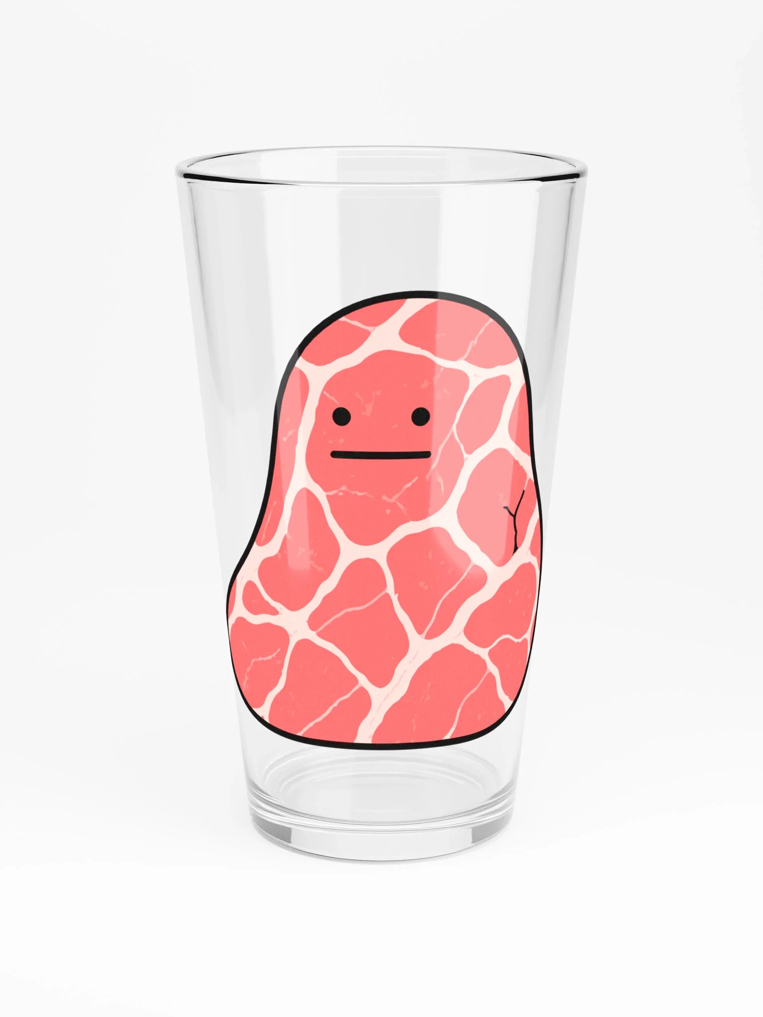 Steak Meat Shaker Pint Glass thumbnail 3