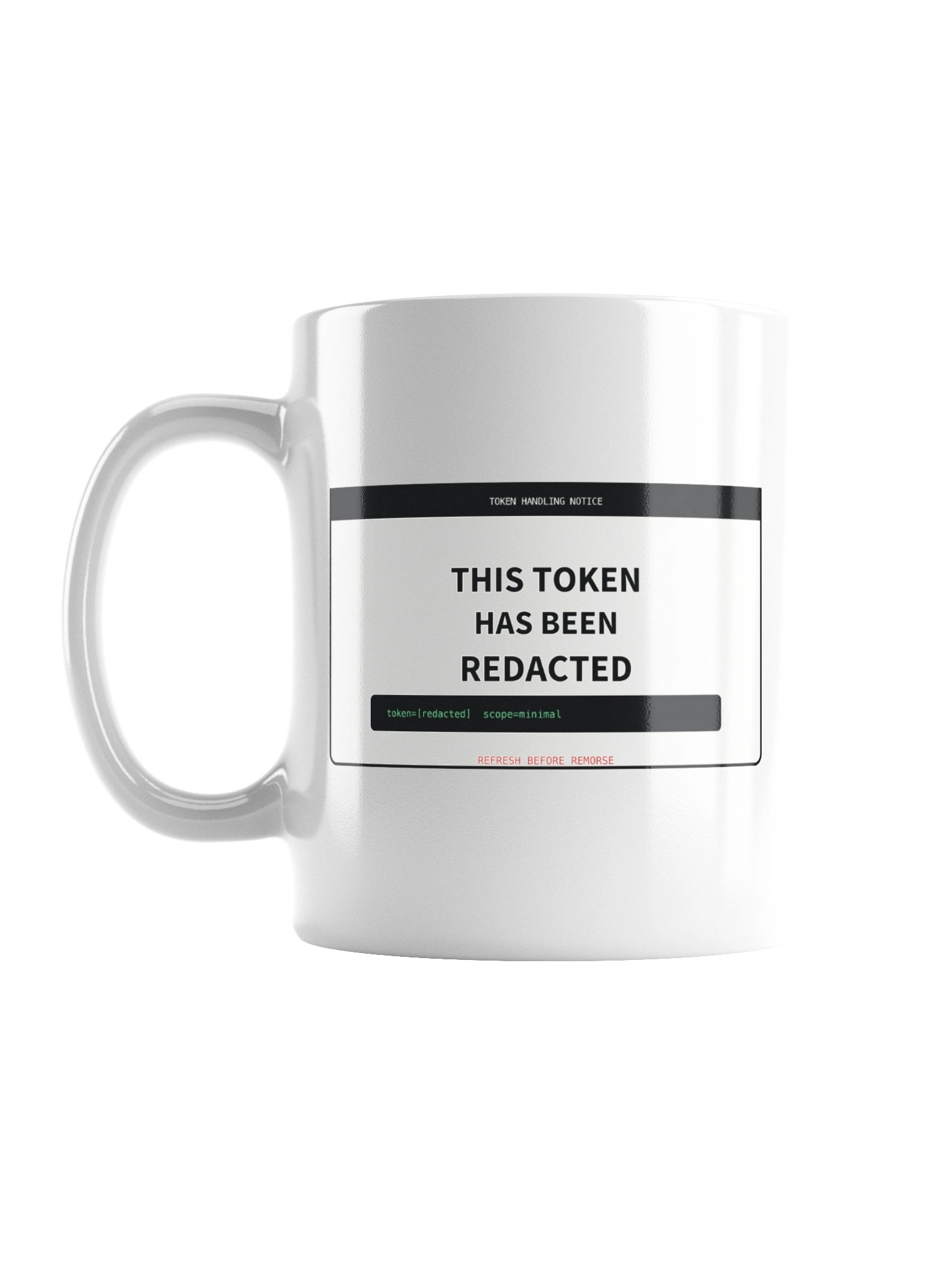 This Token Has Been Redacted Mug product image (1)