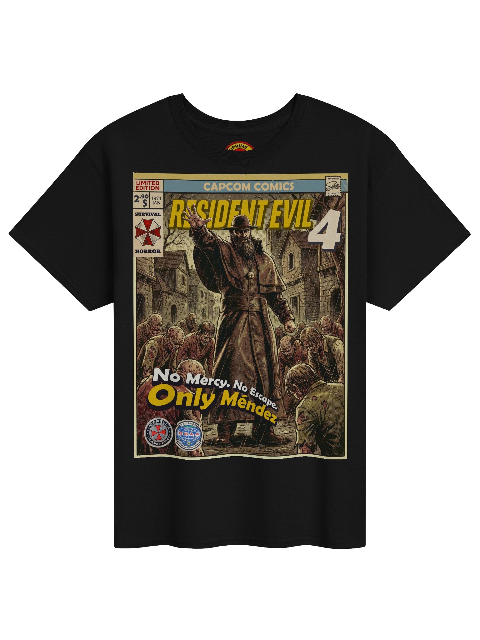 Resident Evil 4 Bitores Mendez Comic Art T-Shirt product image (1)