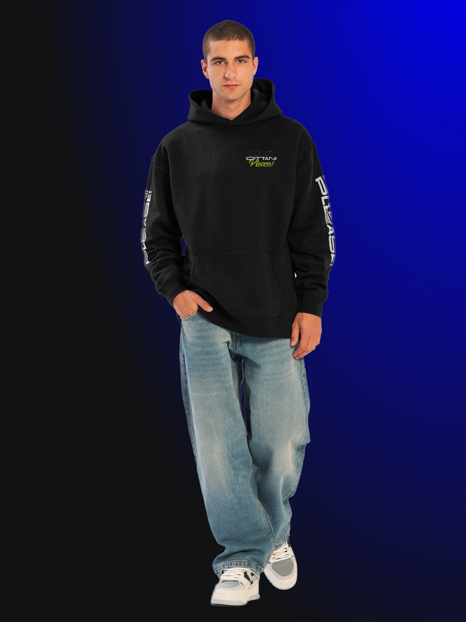 100 Ottani Please!™ Premium Oversized Racing Streetwear Hoodie | Phantom Division Edition product image (4)
