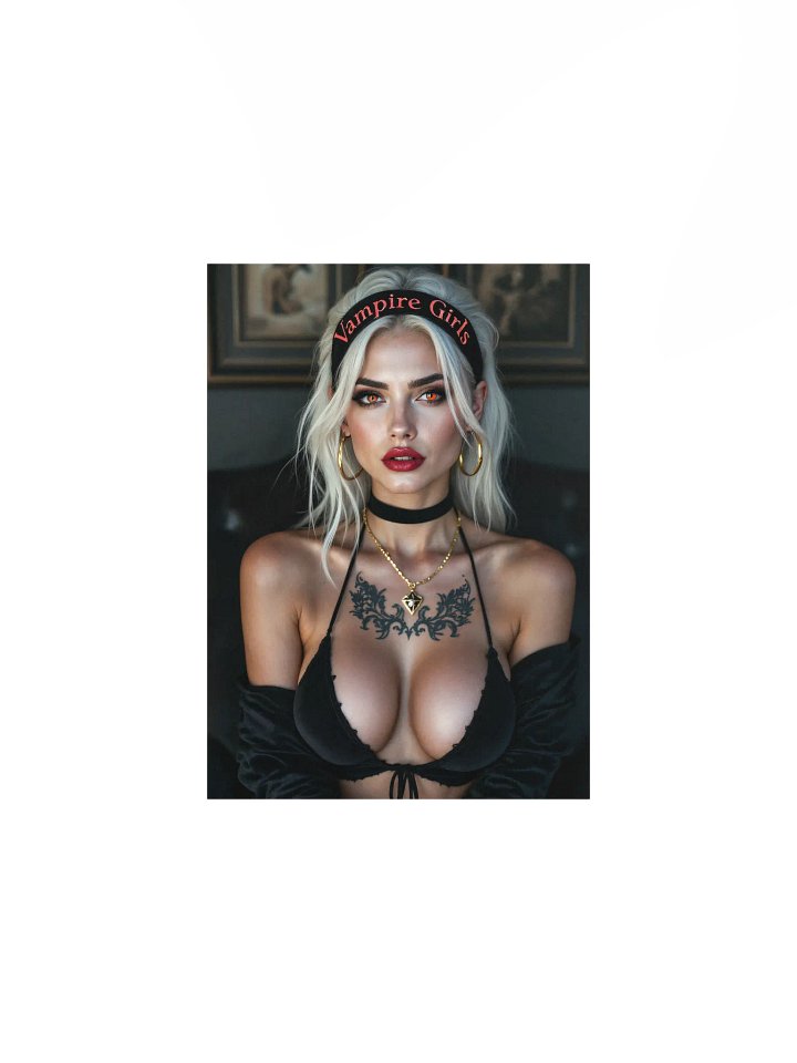 Ink & Allure: Vampire Girls Headband Mini Poster product image (1)