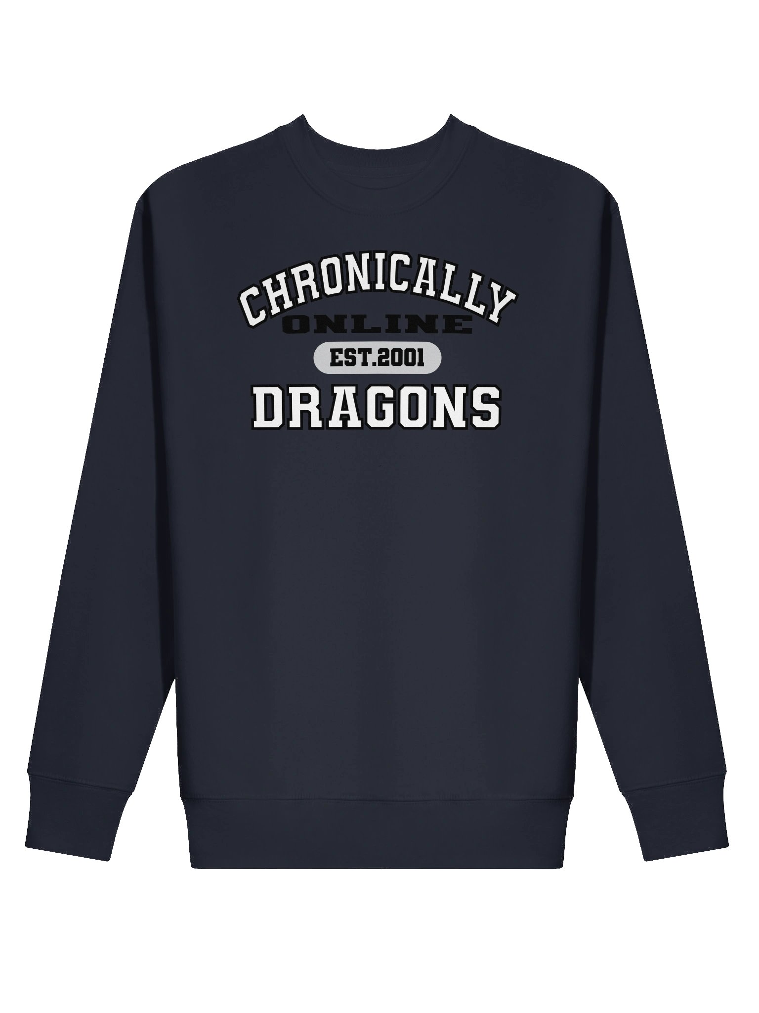 Chronically Online Collegiate Sports Sweatshirt product image (2)