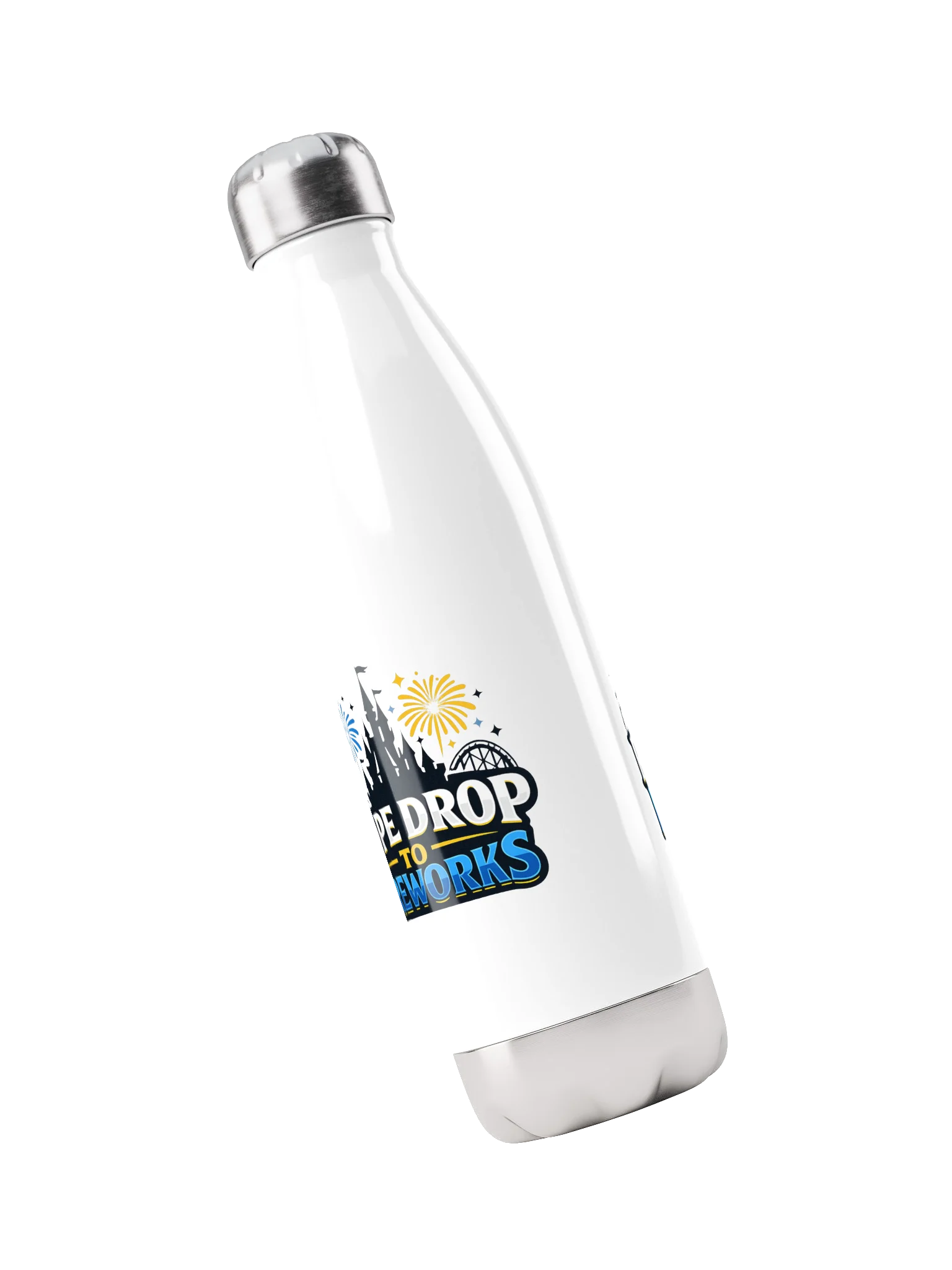 Rope Drop to Fireworks Stainless Steel Water Bottle product image (3)