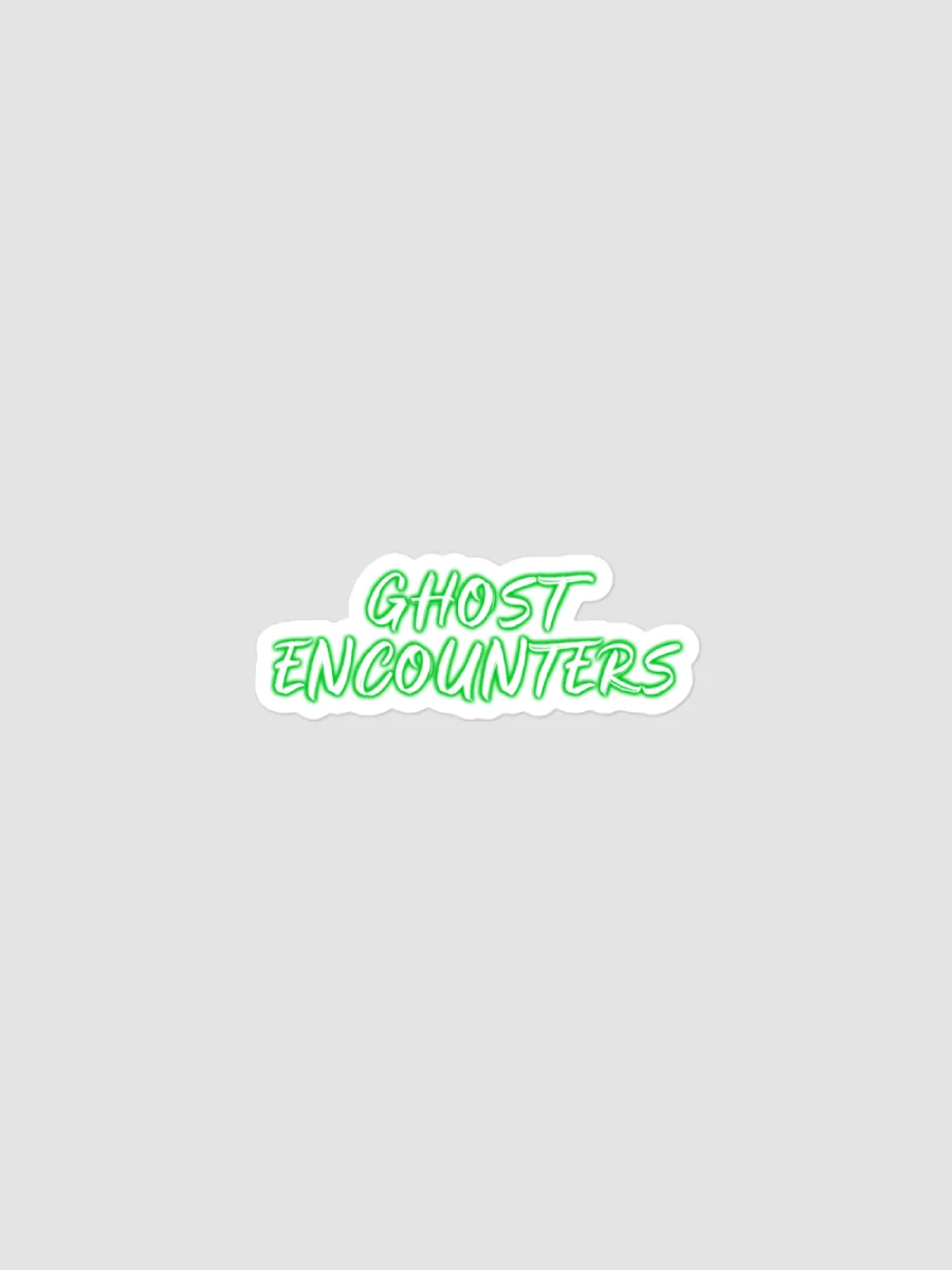 Ghost Encounters Kiss Cut Sticker product image (1)
