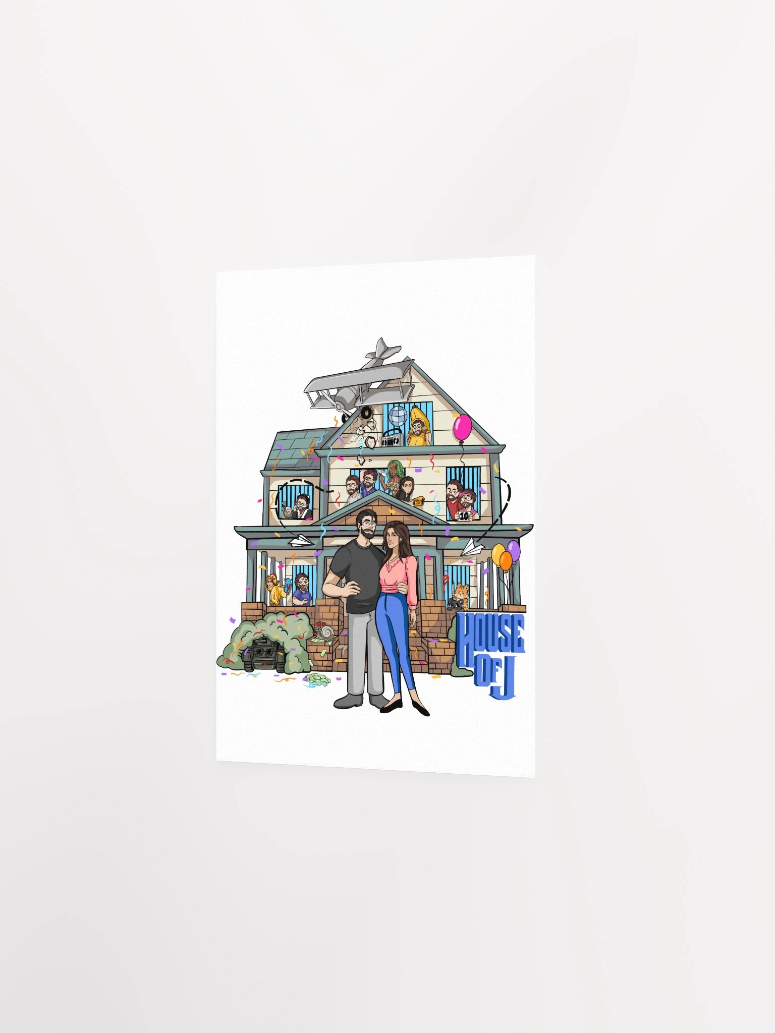 "Full House of J" Poster (Light) product image (10)