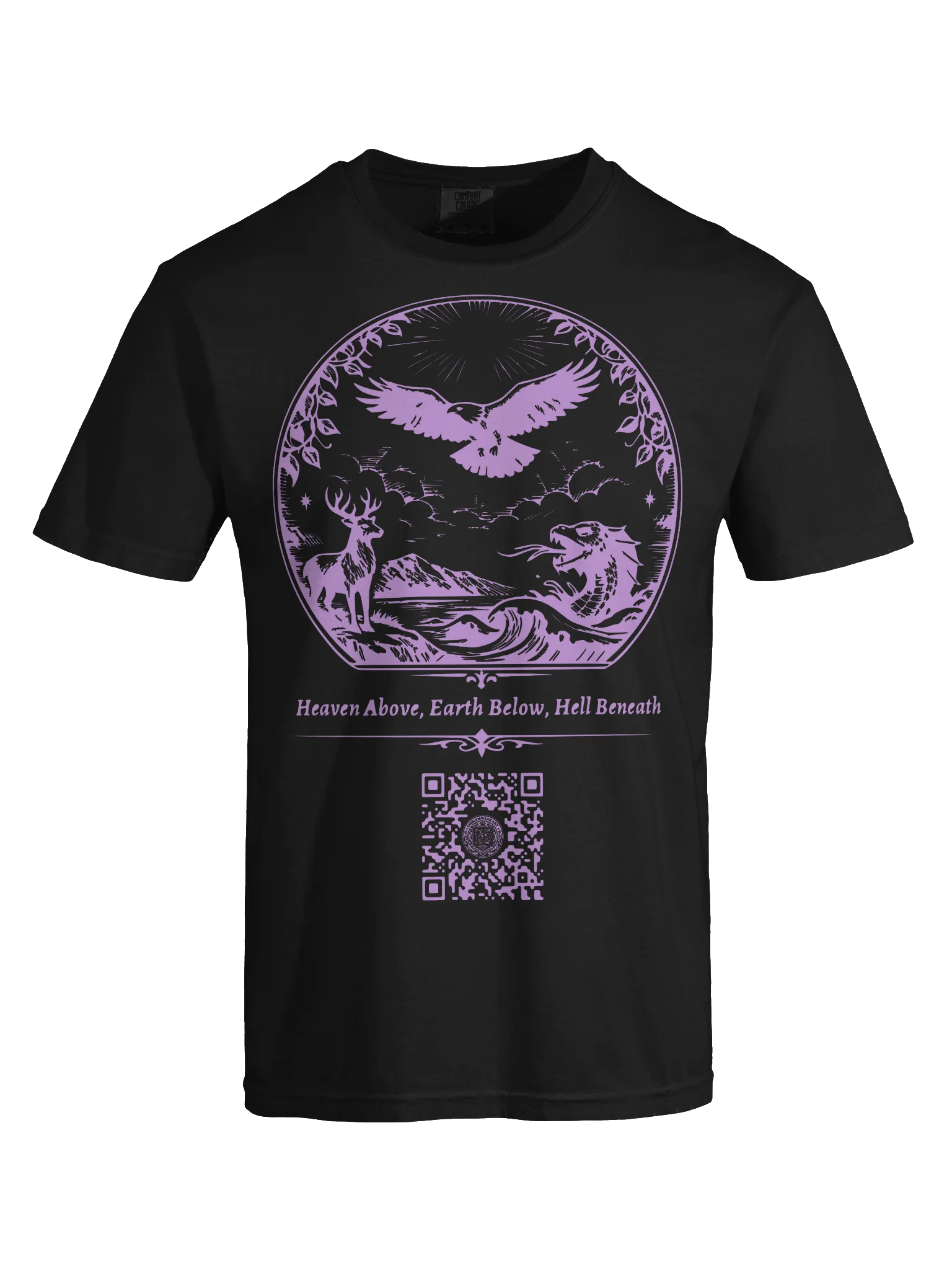Three-Story Universe (Color on Black/White) product image (7)