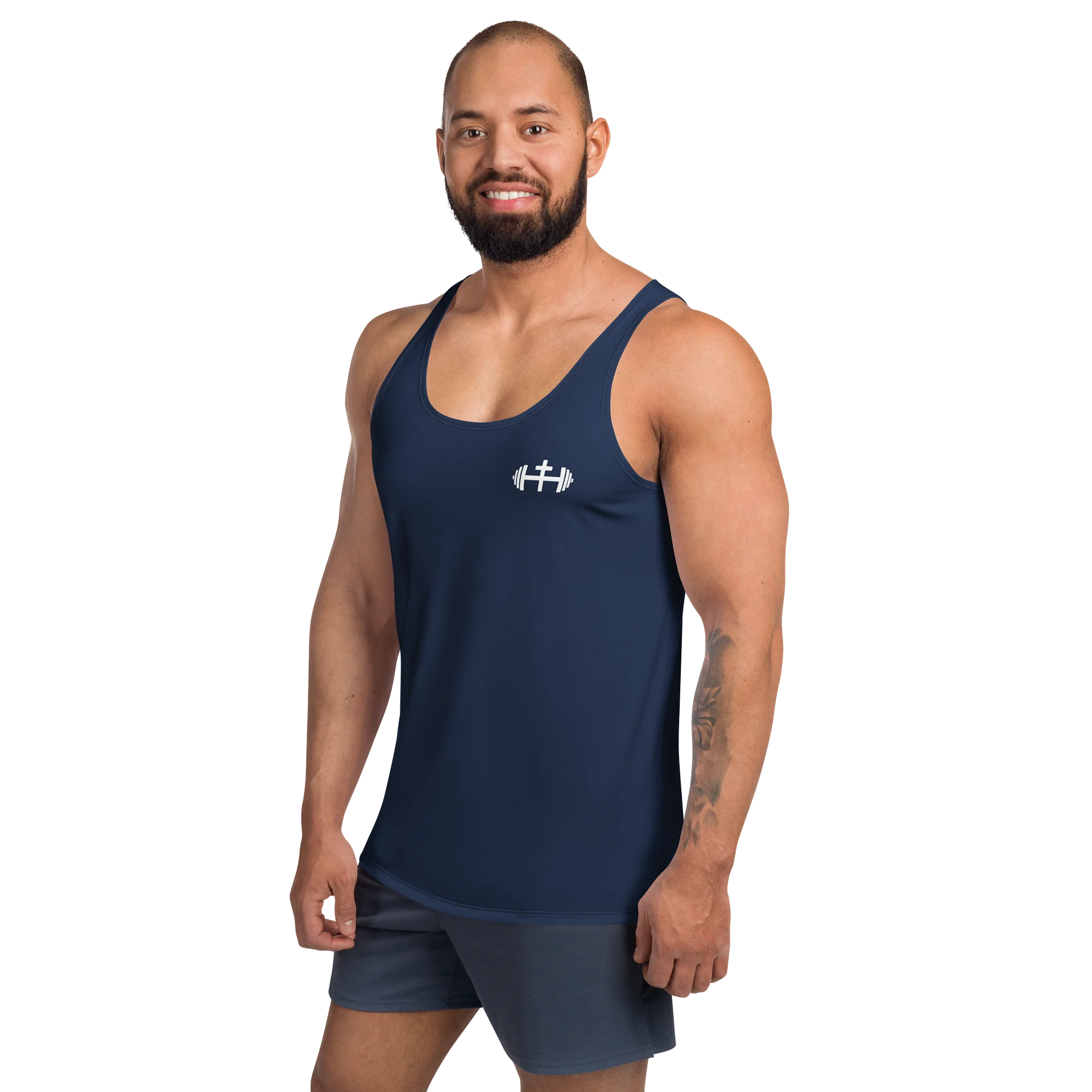 His House Mens Performance Tank - Navy product image (2)