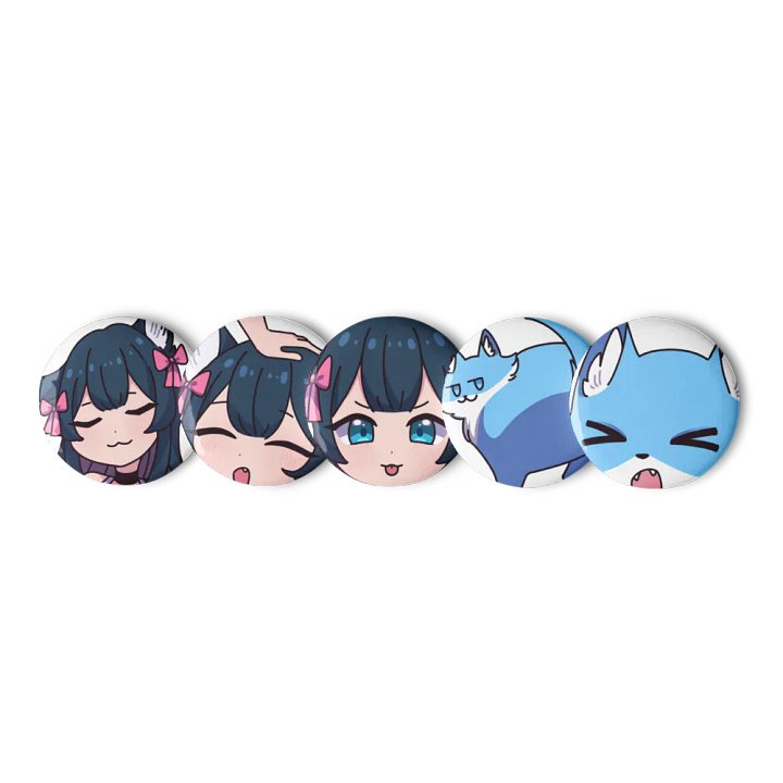 Blue Fox Badges - Pack 4 product image (1)