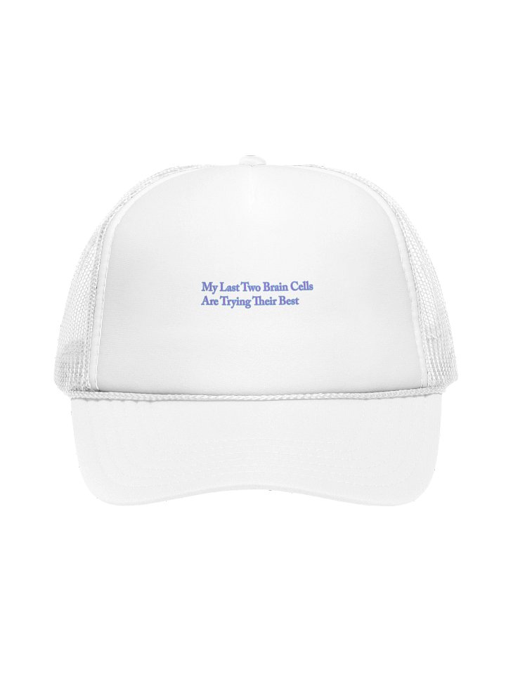 My Last Two Brain Cells Are Trying Their Best Foam Trucker Hat product image (1)