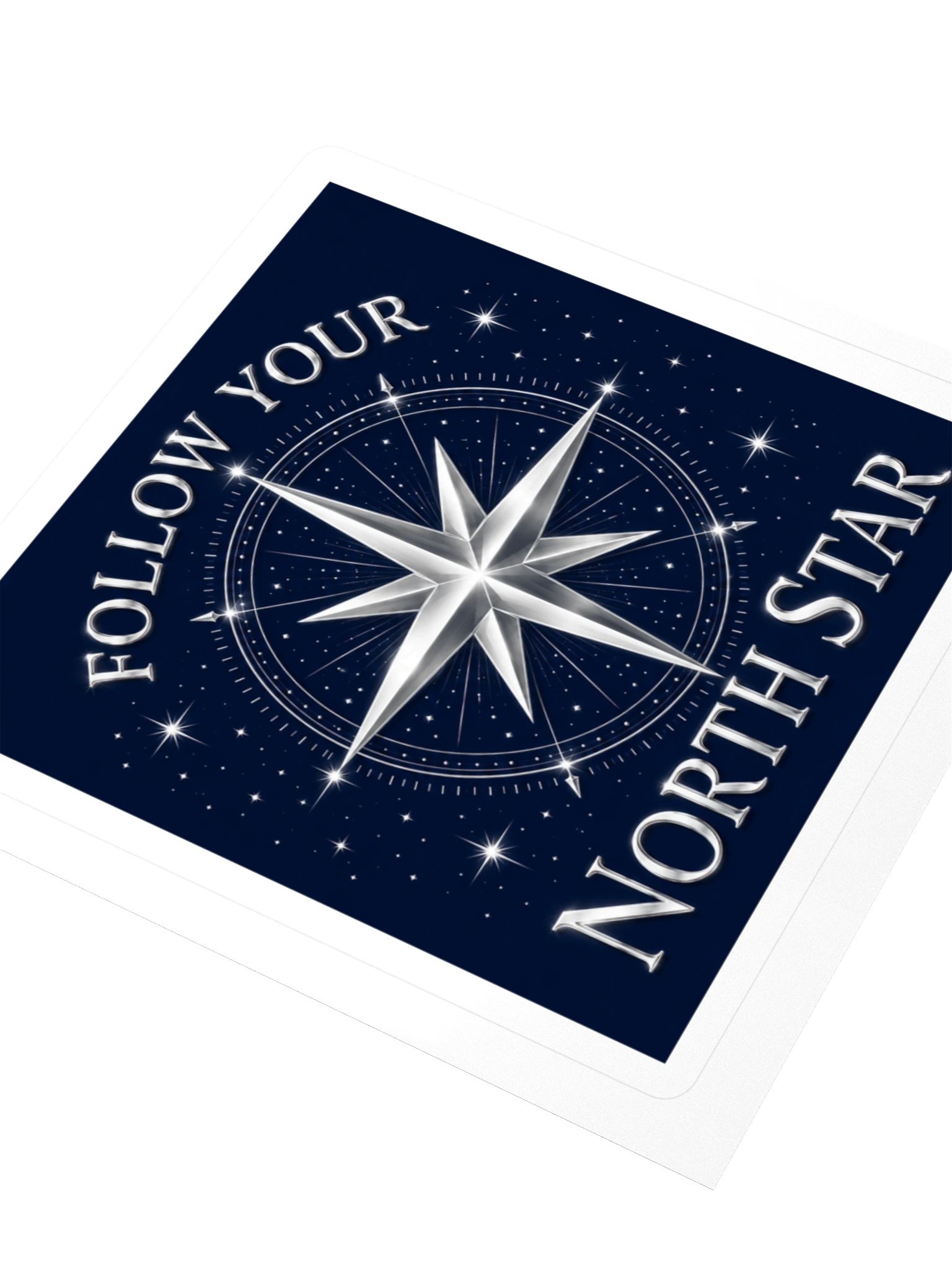 Follow Your North Star Navigator Kiss-Cut Sticker product image (3)