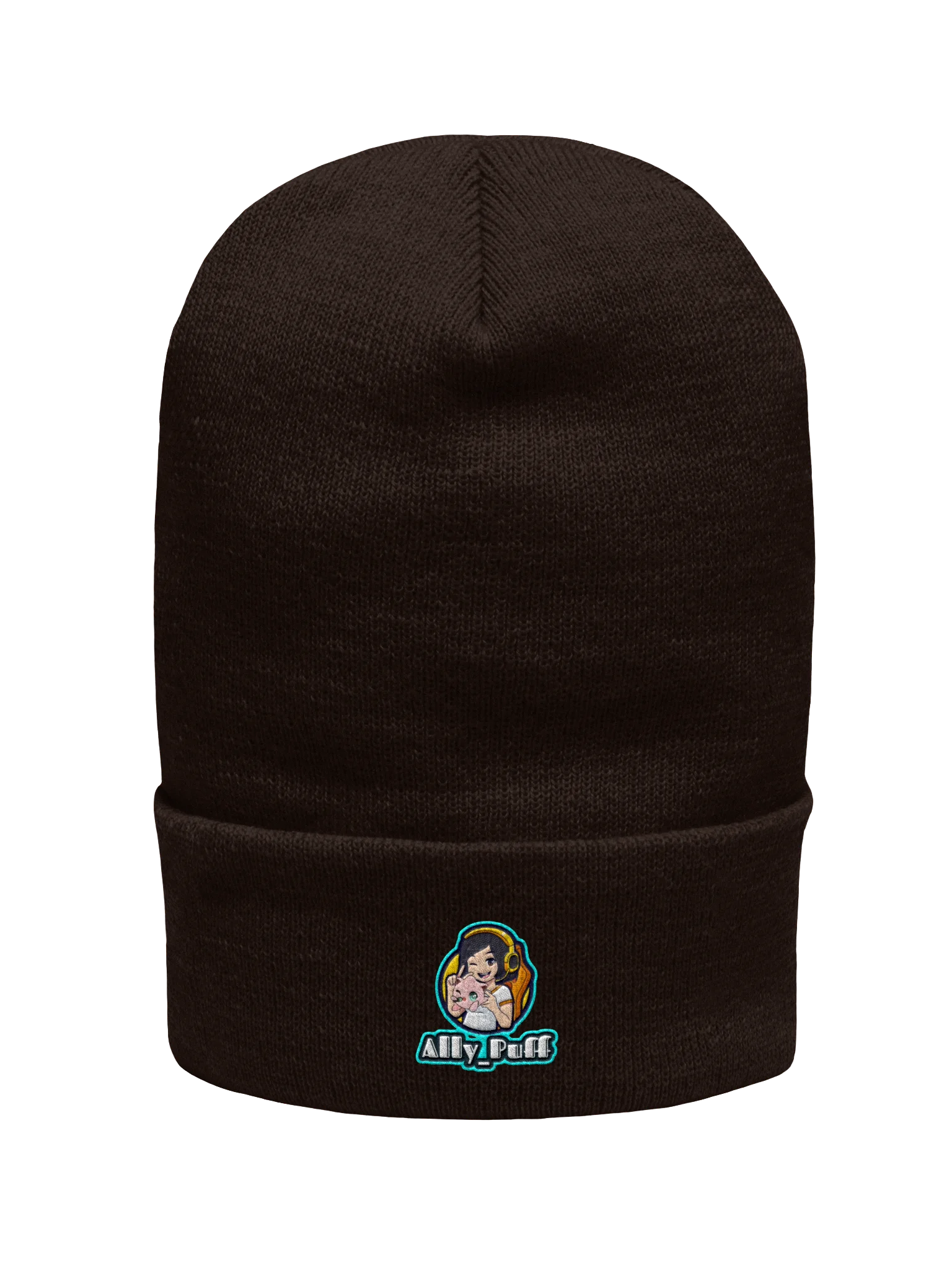 Ally_Puff Beanie- Embroidered product image (7)