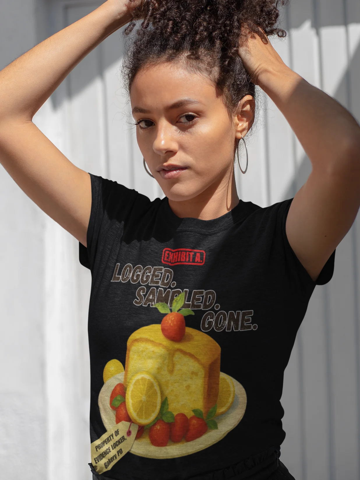 Lemon Pound Cake Evidence Division Shirt product image (41)