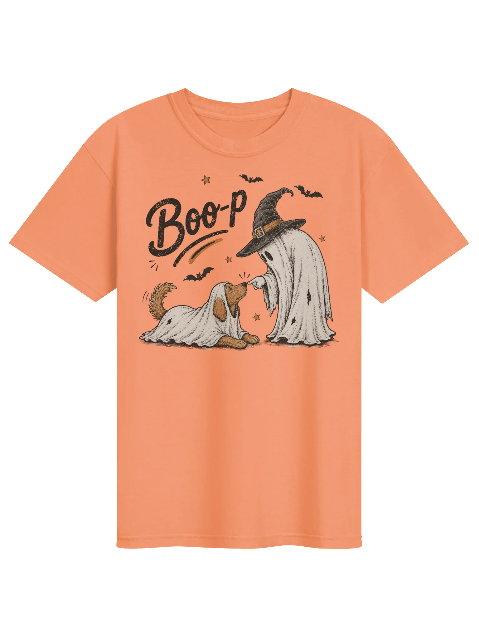 Boo-P Ghost Dog T-Shirt | Funny Halloween Dog Tee product image (1)