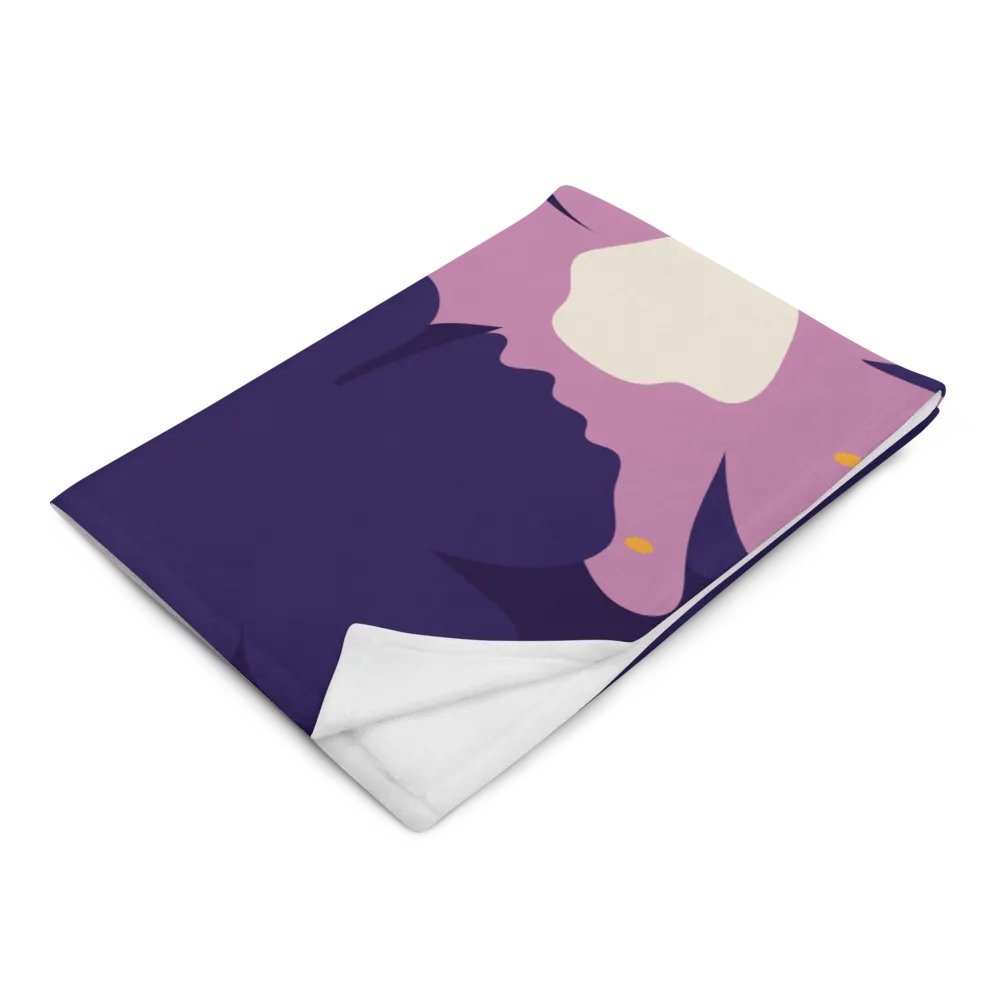 Violet & Golden Flowers Blanket product image (4)