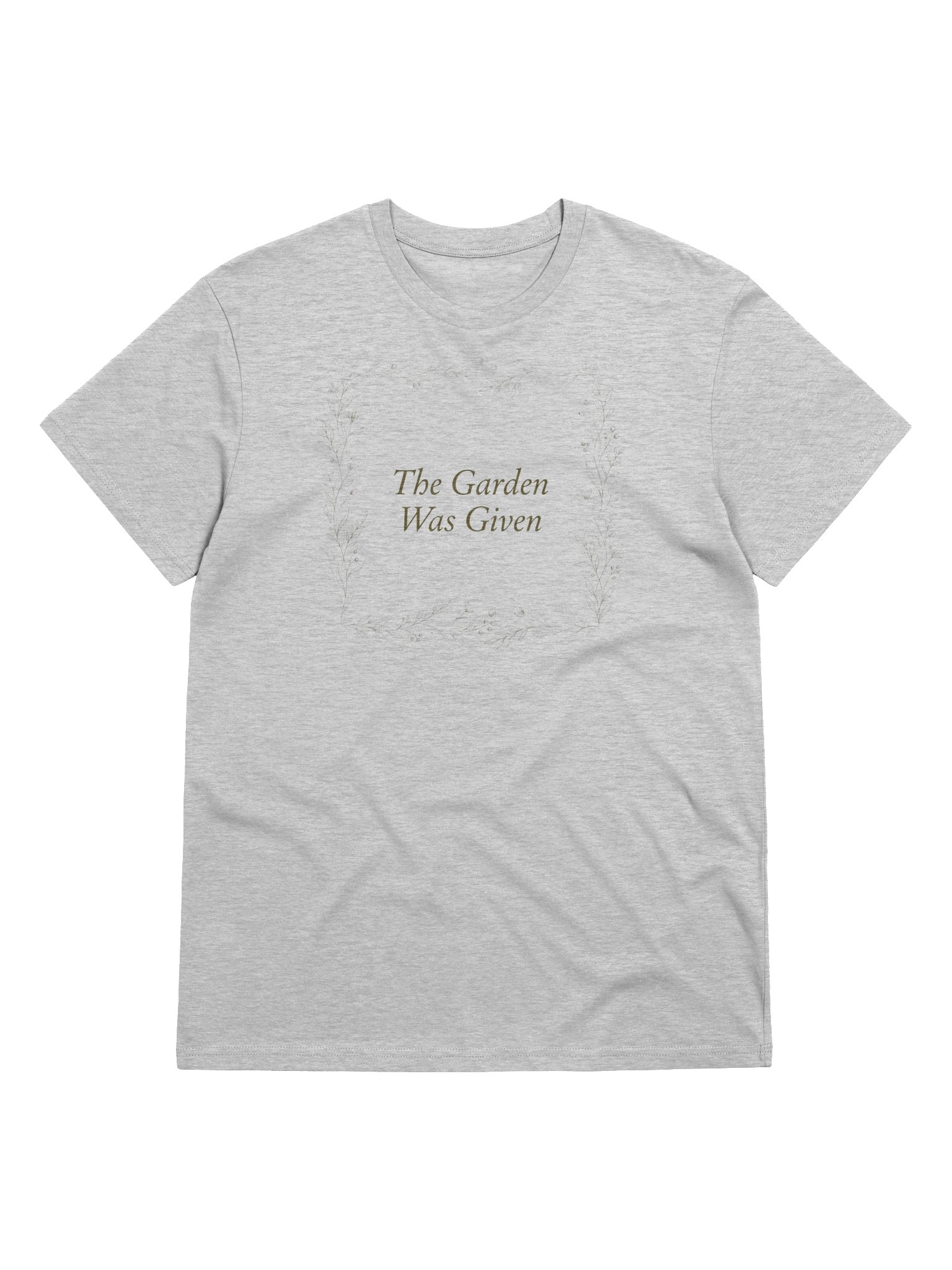 The Garden Was Given – Christian Faith Organic Cotton T-Shirt product image (5)