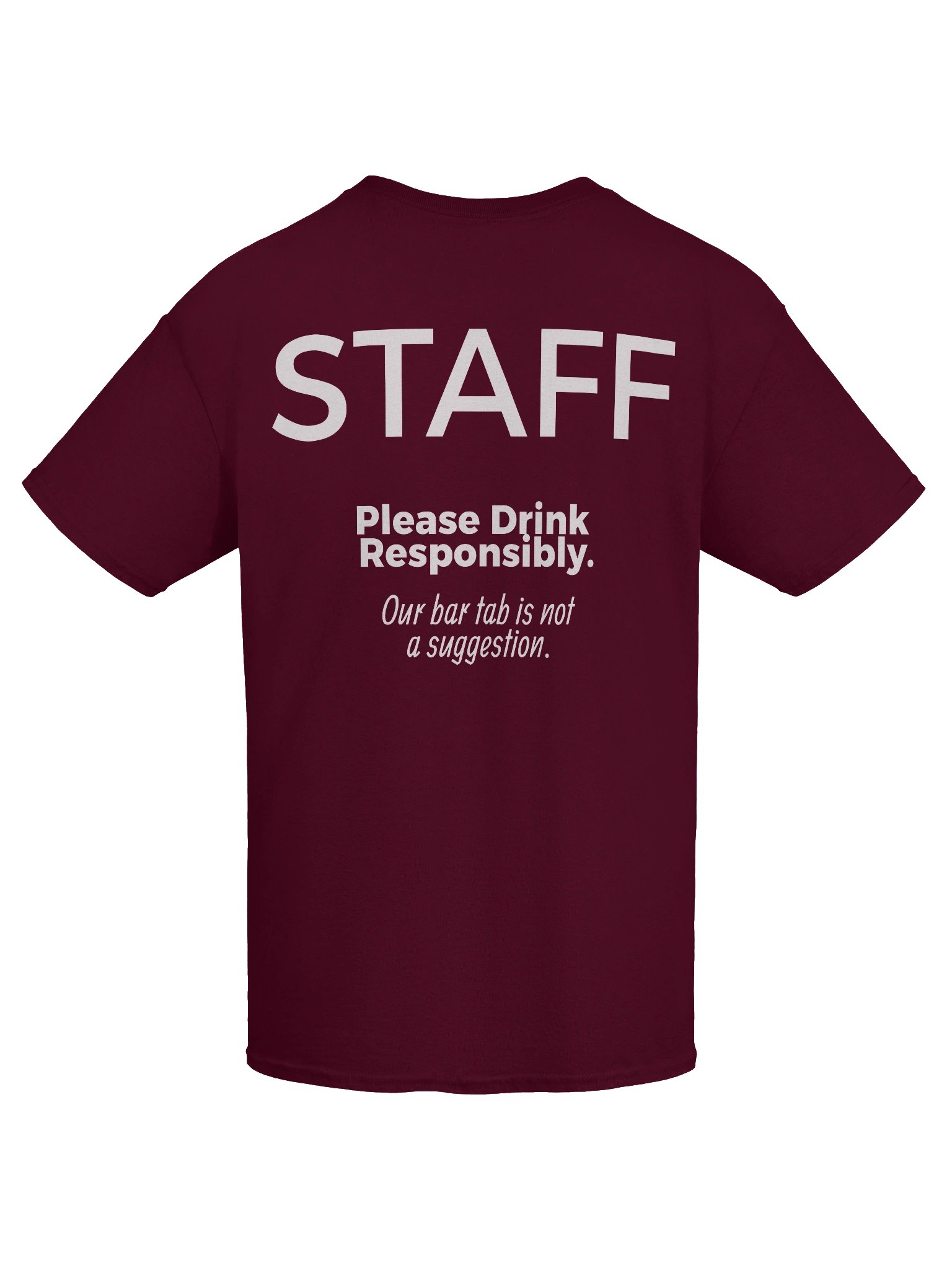 Batchelors Staff T-Shirt (Bar Tab version) product image (9)