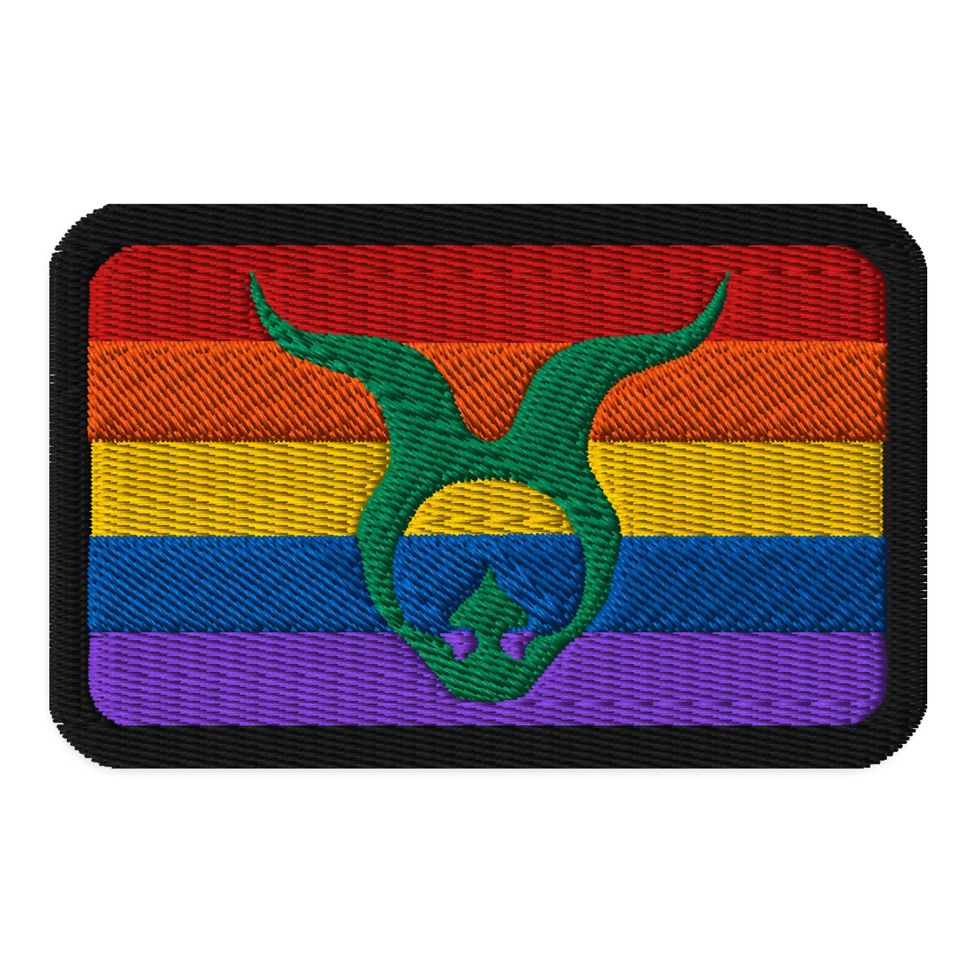 Zodiac Symbols Rainbow Patch - 02 - Taurus product image (1)