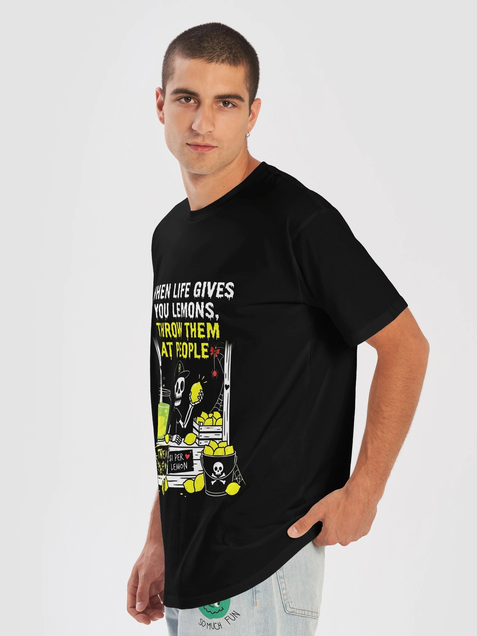 When Life Gives You Lemons Skeleton T-Shirt product image (7)