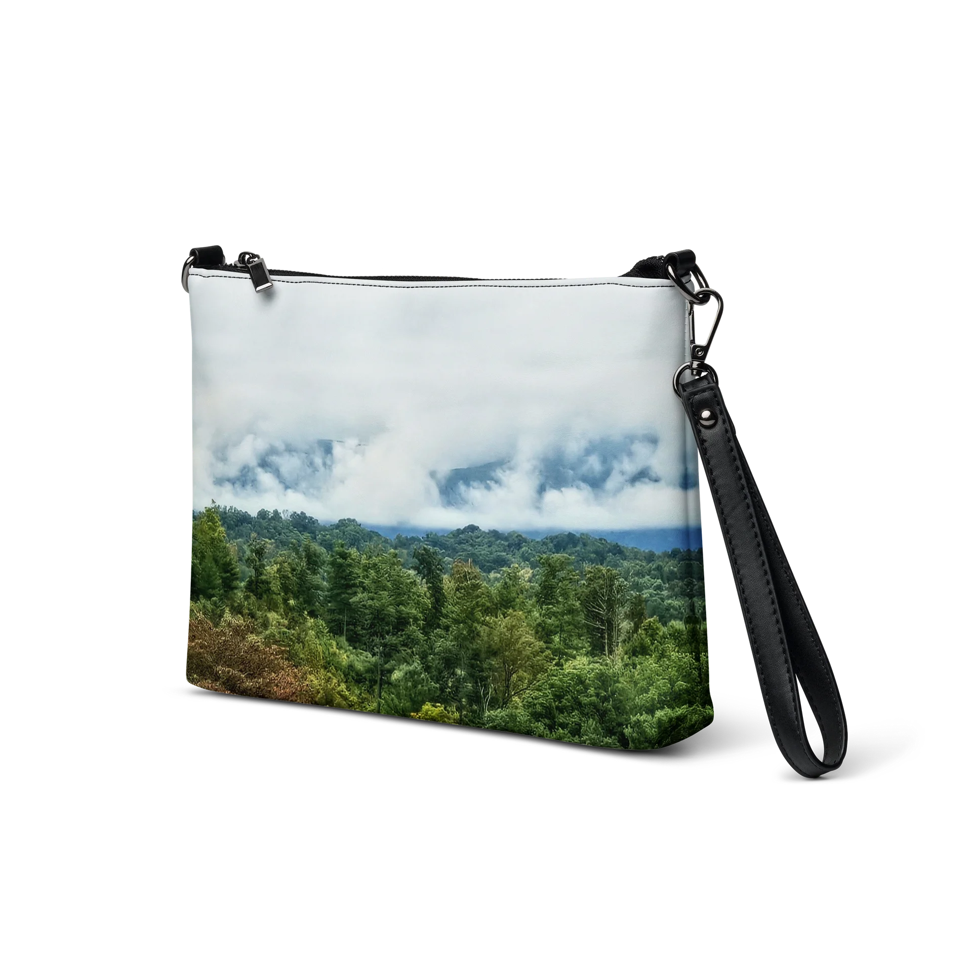 Misty Jungle All-Over Print Crossbody Bag product image (2)