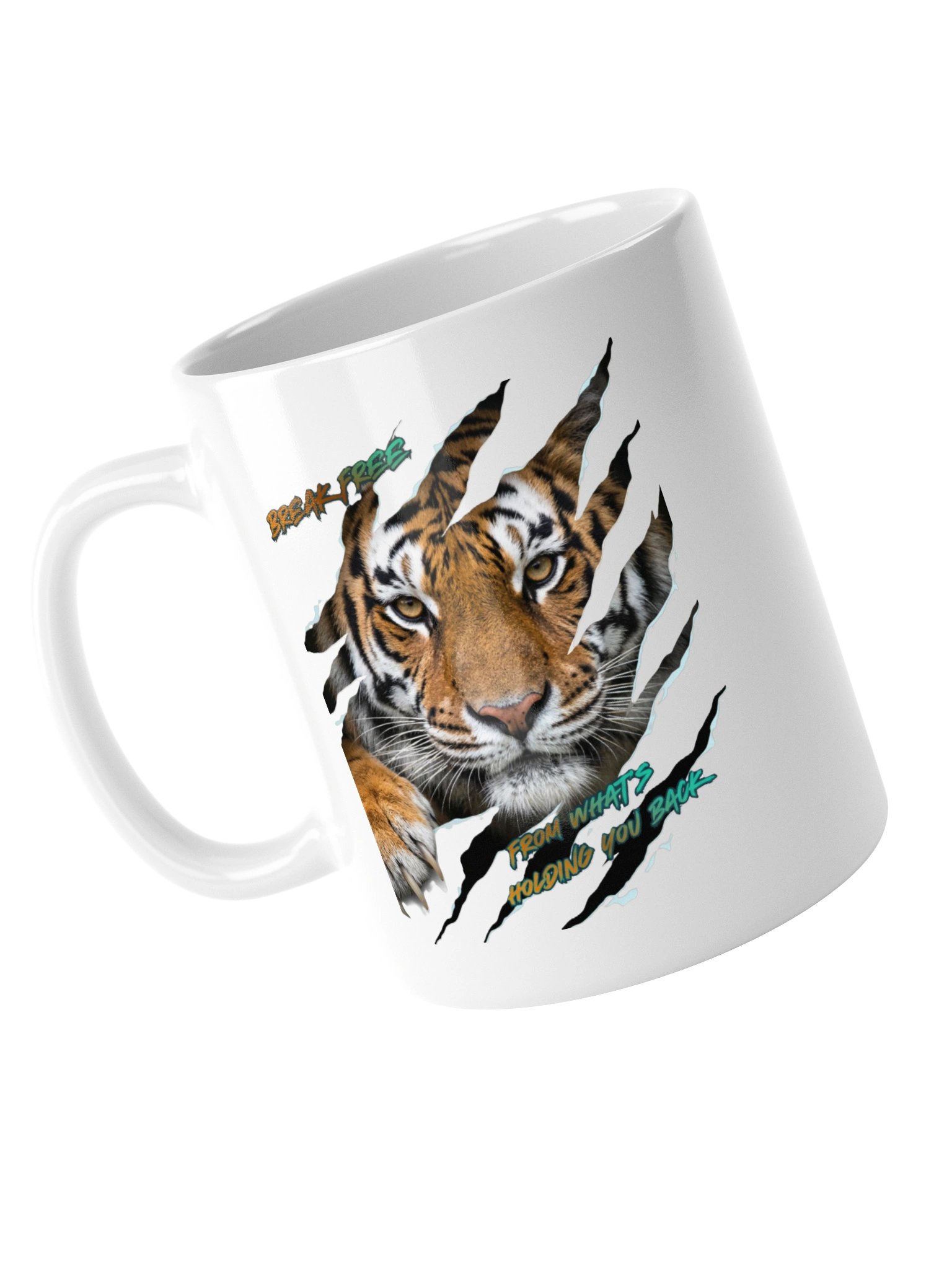 Mind Matter - Break Free - Tiger Mug White product image (13)
