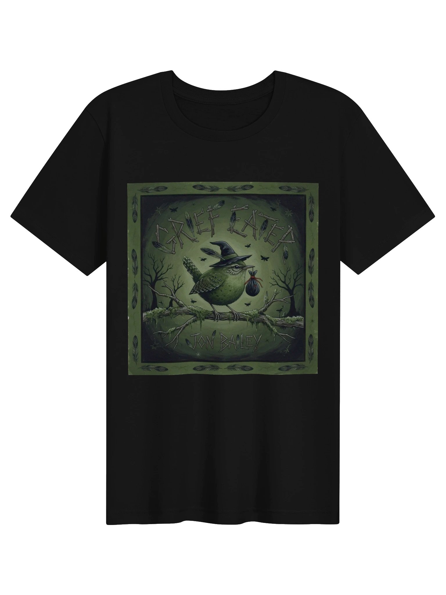 Haunted Bird Tee — Witch Wren product image (1)