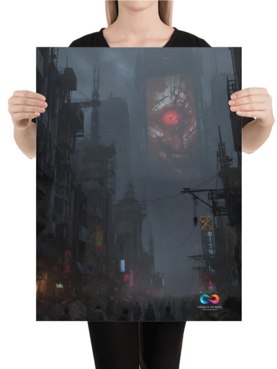 CINEMATIC ART POSTER – DYSTOPIAN FUTURE #011 product image (2)