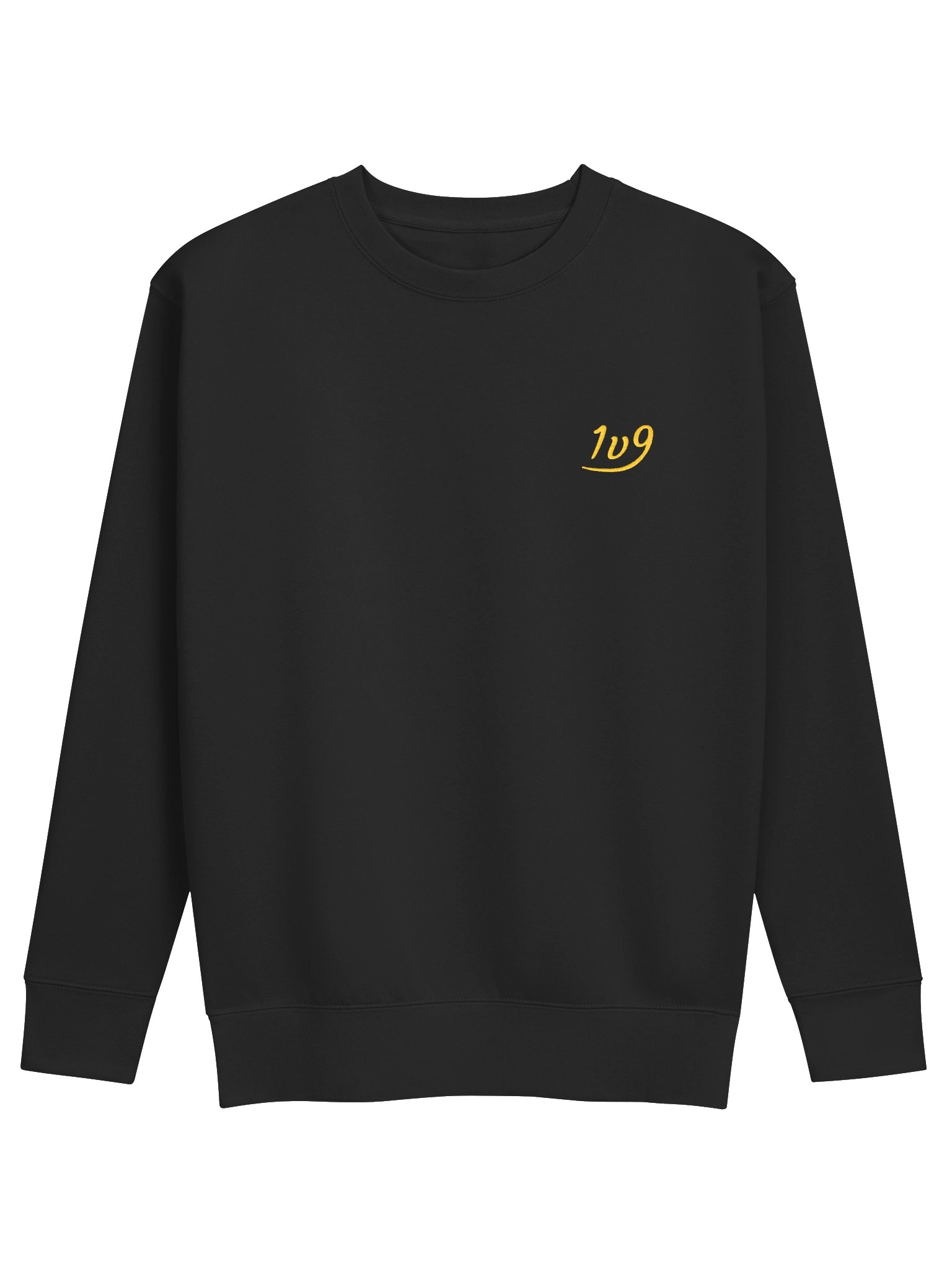 1v9 Embroidered Crewneck – Gold Stitch product image (1)
