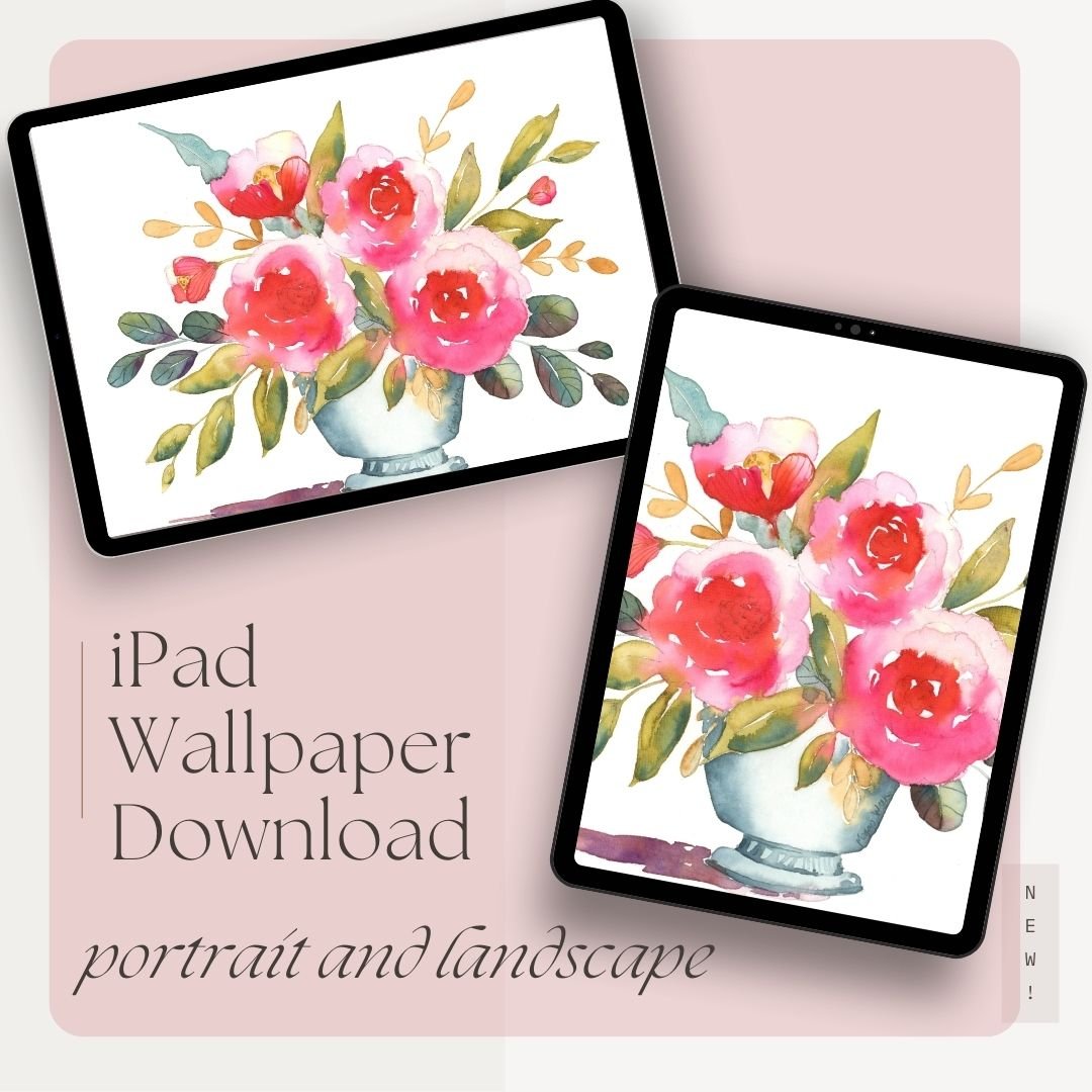 Blushing Garden Digital Wallpaper Bundle product image (3)