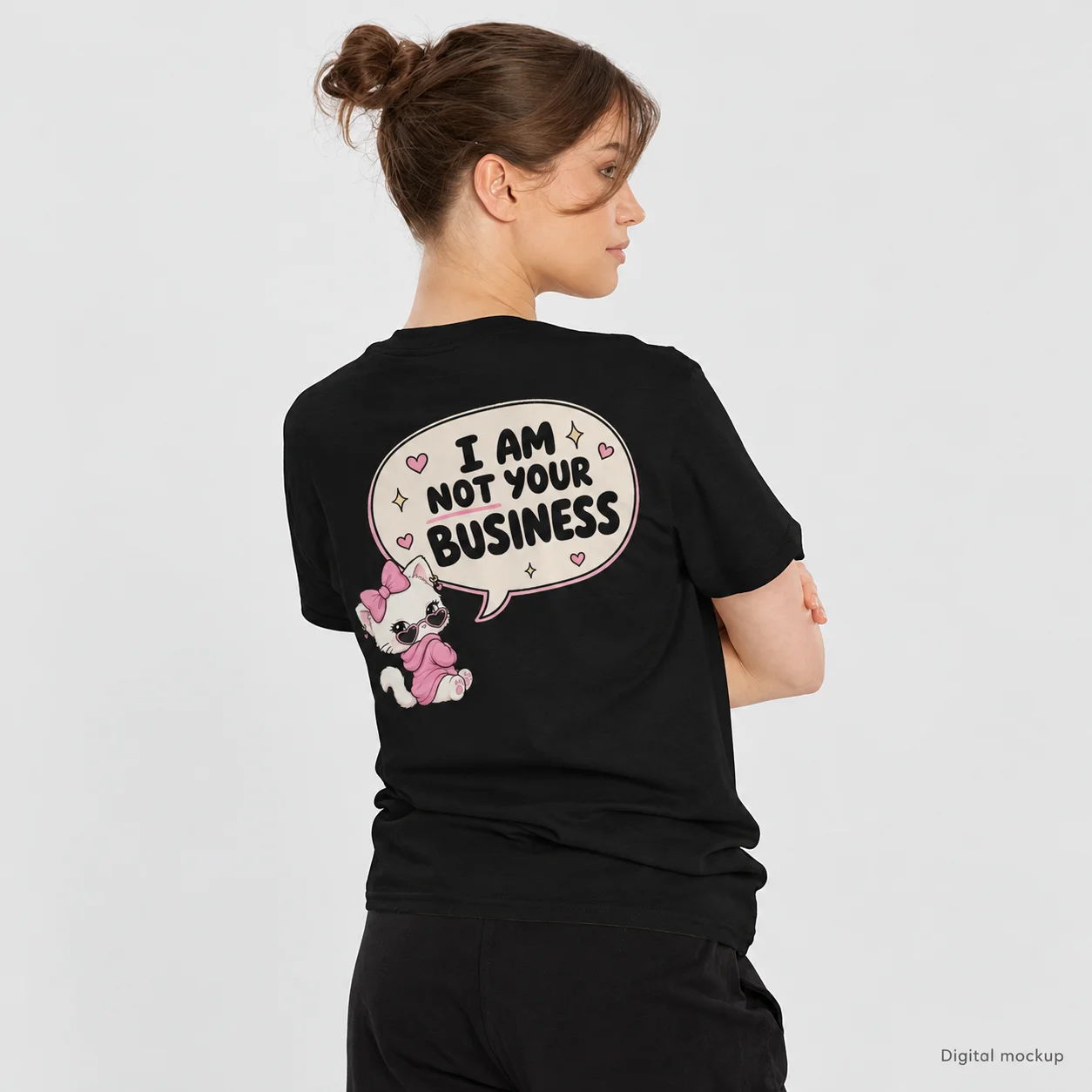 Cat I Am Not Your Business T-Shirt product image (1)