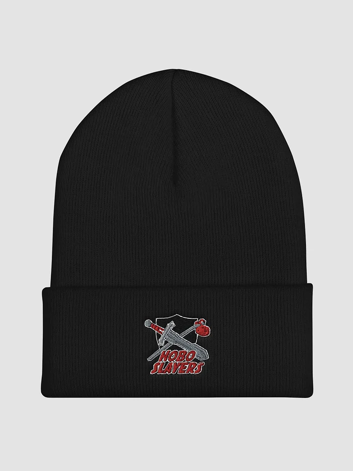 Embroidered Hobo Slayers Cuffed Beanie product image (1)