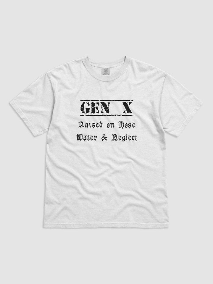 'GEN X Raised on Hose Water & Neglect' LIGHT COLORS Tee product image (1)