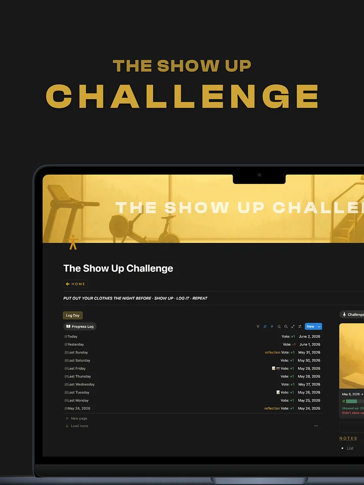 The Show Up Challenge (no card required) product image (1)