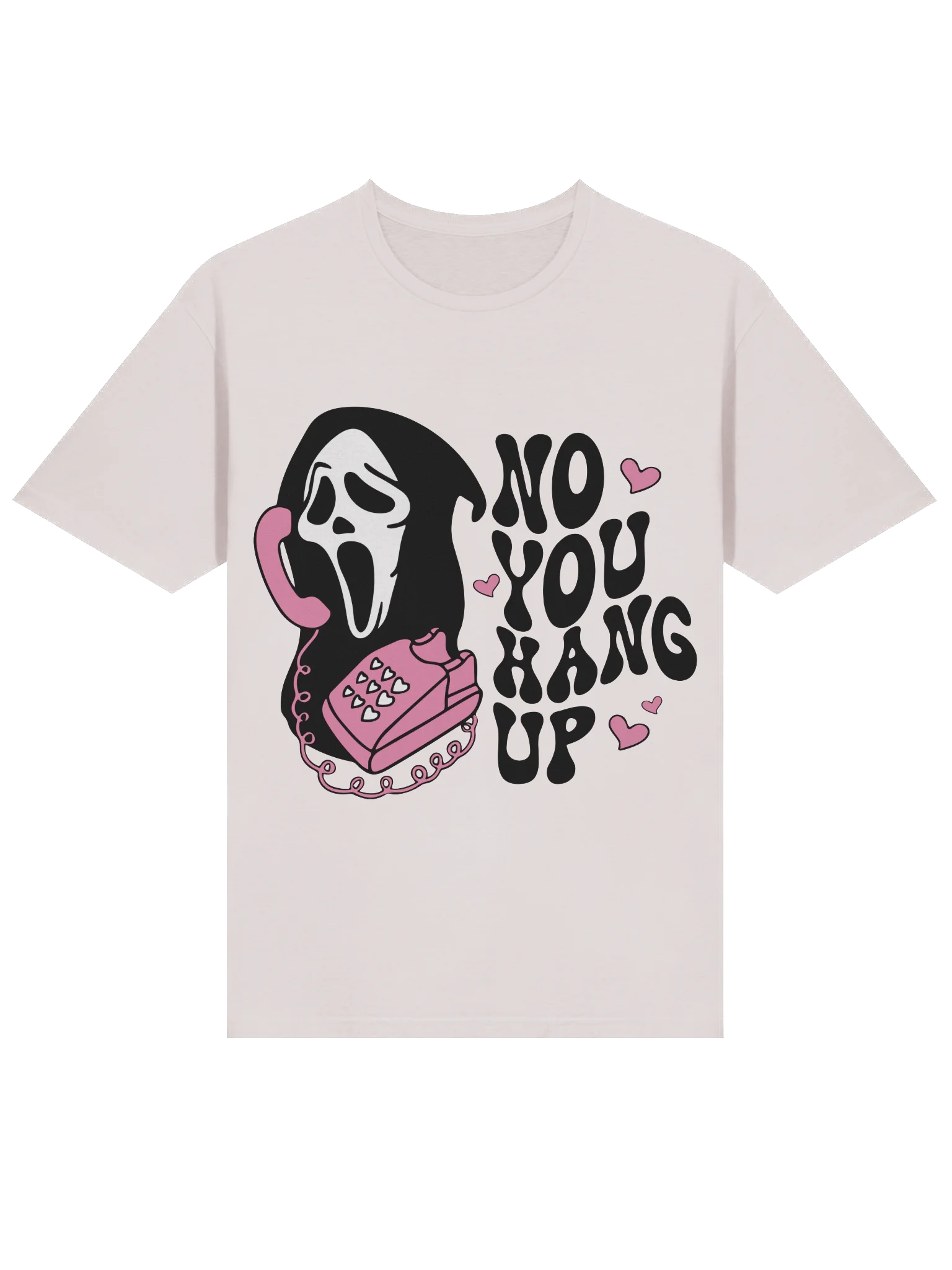 “No You Hang Up” Shirt – Ghost Face Horror Movie Inspired Graphic Tee | Spooky Cute Halloween Shirt product image (18)