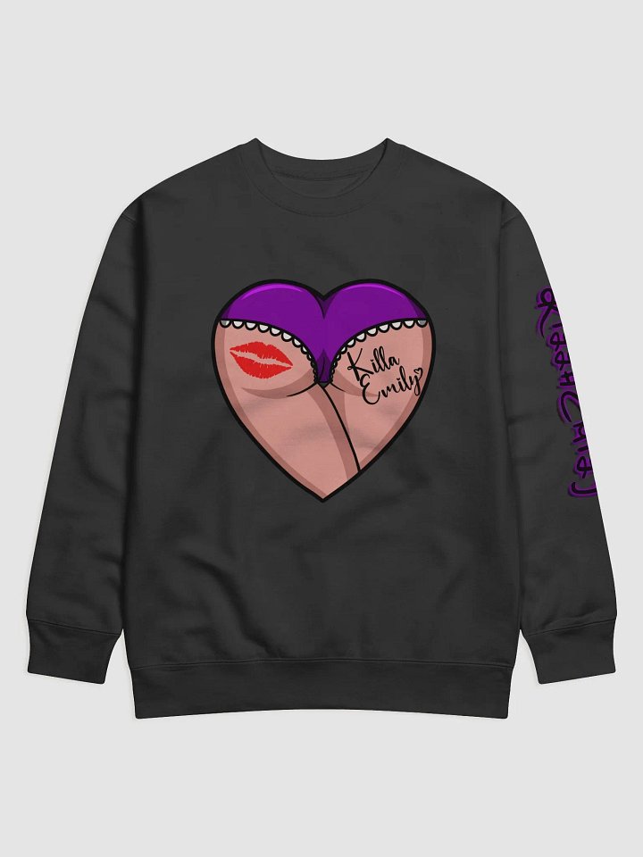 KILLA EMMY PURPLE LOGO SWEATSHIRT WITH AUTOGRAPH ON BACK product image (1)