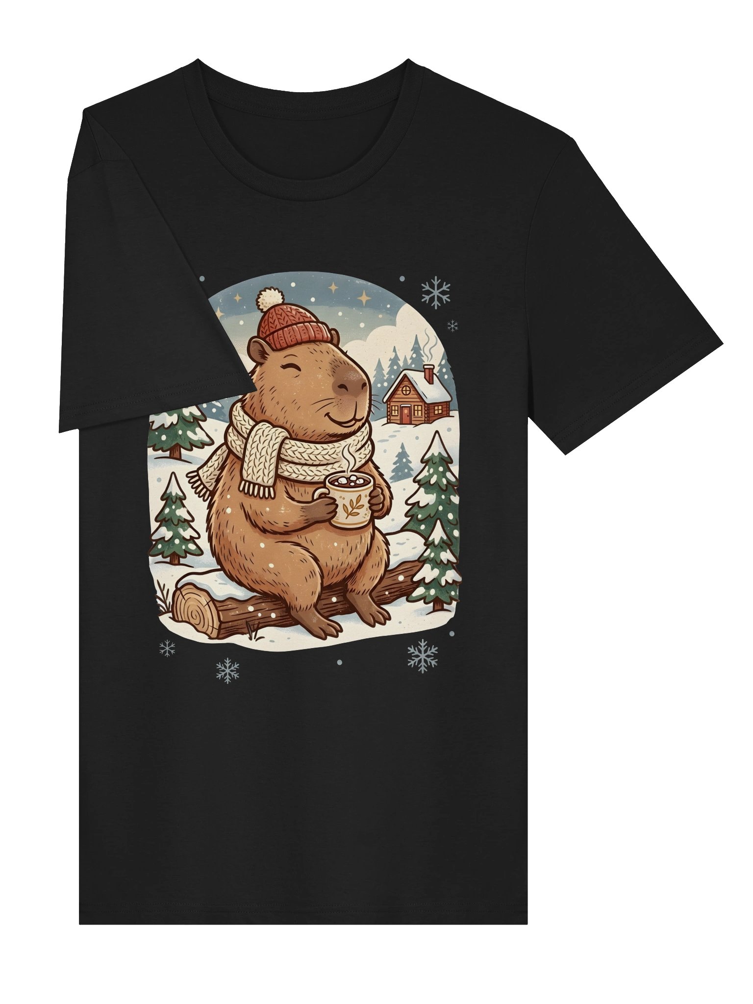 Cute Christmas Bear T-Shirt | Cozy Winter Holiday Graphic Tee | Unisex Forest Animal Gift product image (16)