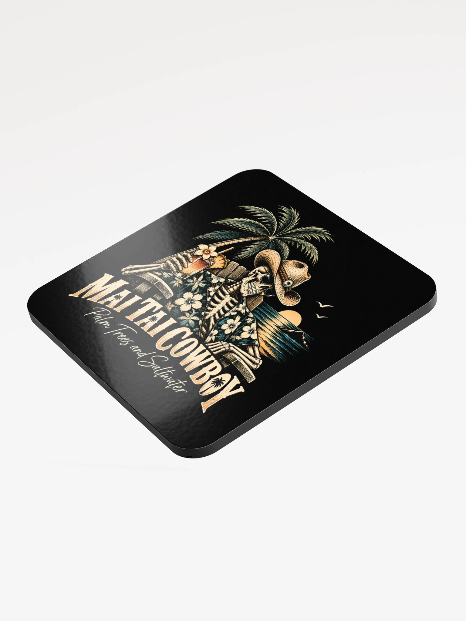 Mia Tai Cowboy Tropical Skeleton Coaster product image (3)