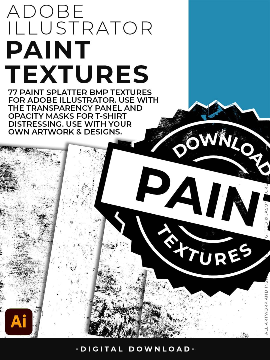 Paint Texture Pack for Adobe Illustrator product image (5)