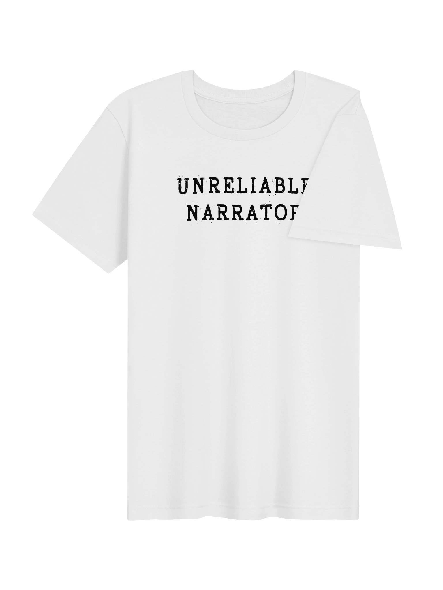 Unreliable Narrator White T-Shirt product image (4)
