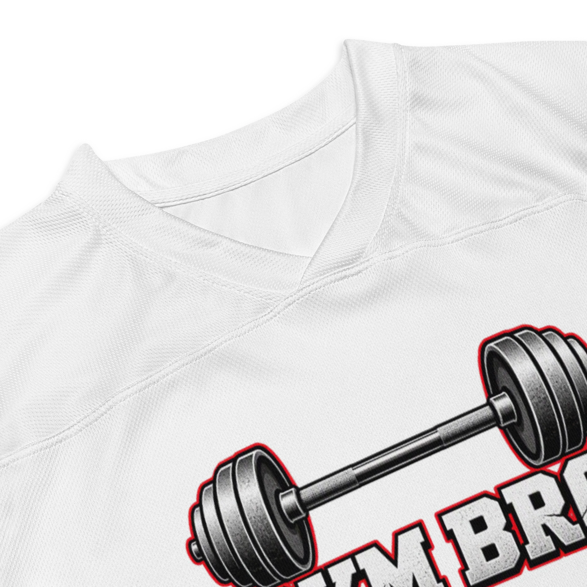 GYMBRO Distressed Barbell Hockey Jersey product image (3)