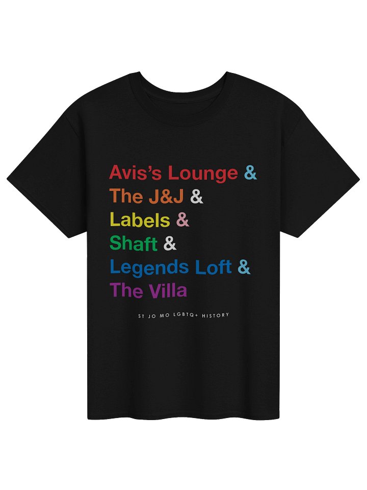 Rainbow St. Joe MO LGBTQ+ Drag Bar History - Adult T product image (1)