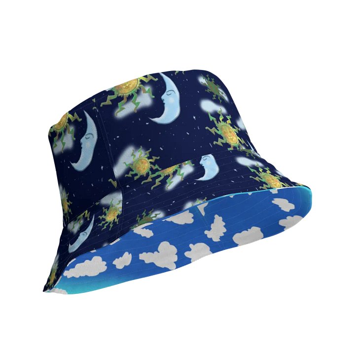 Clouds and Antique Sun Bucket Hat product image (1)