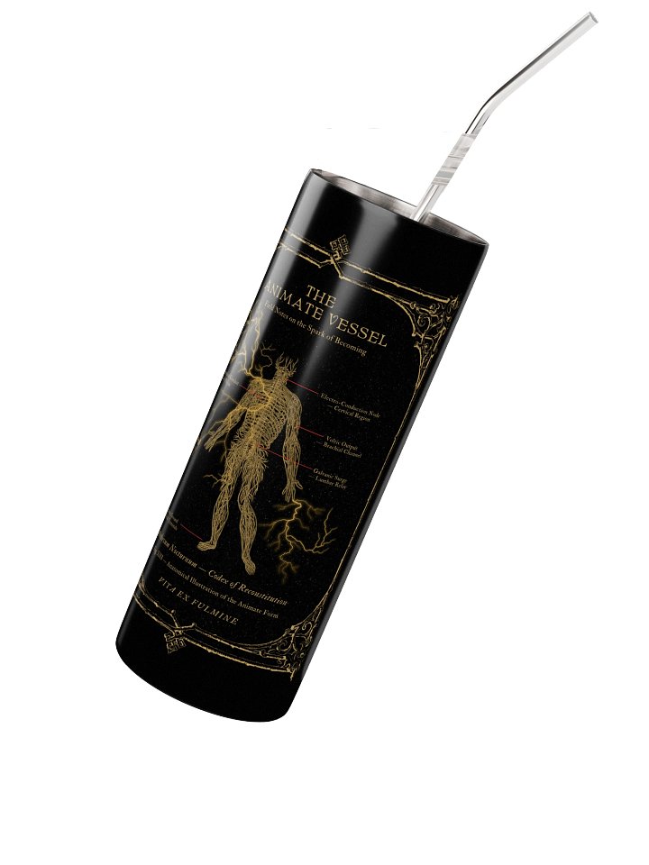 Gothic Anatomy Series: Animate Vessel XIII Stainless Straw Tumbler product image (2)
