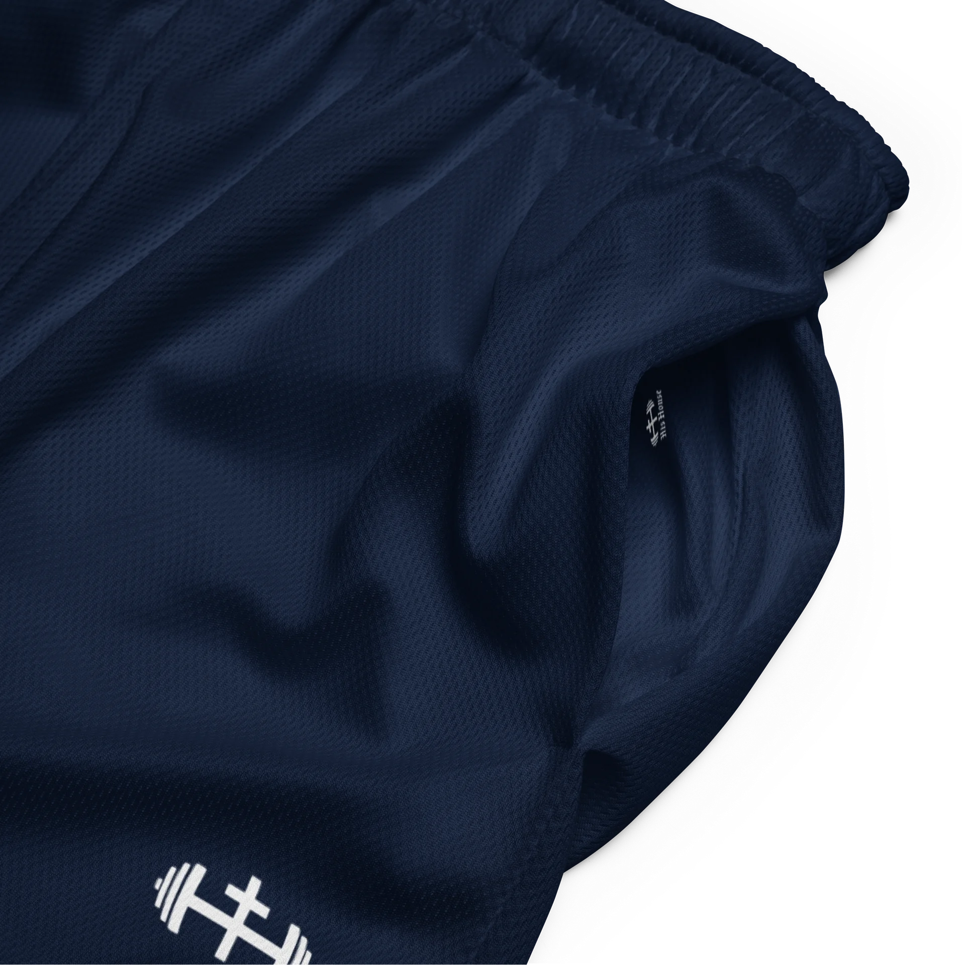 His House Mens Performance Mesh Shorts - Navy product image (5)