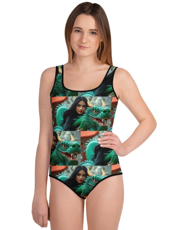 Dragon's Tale All-Over Print Youth Swimsuit product image (2)