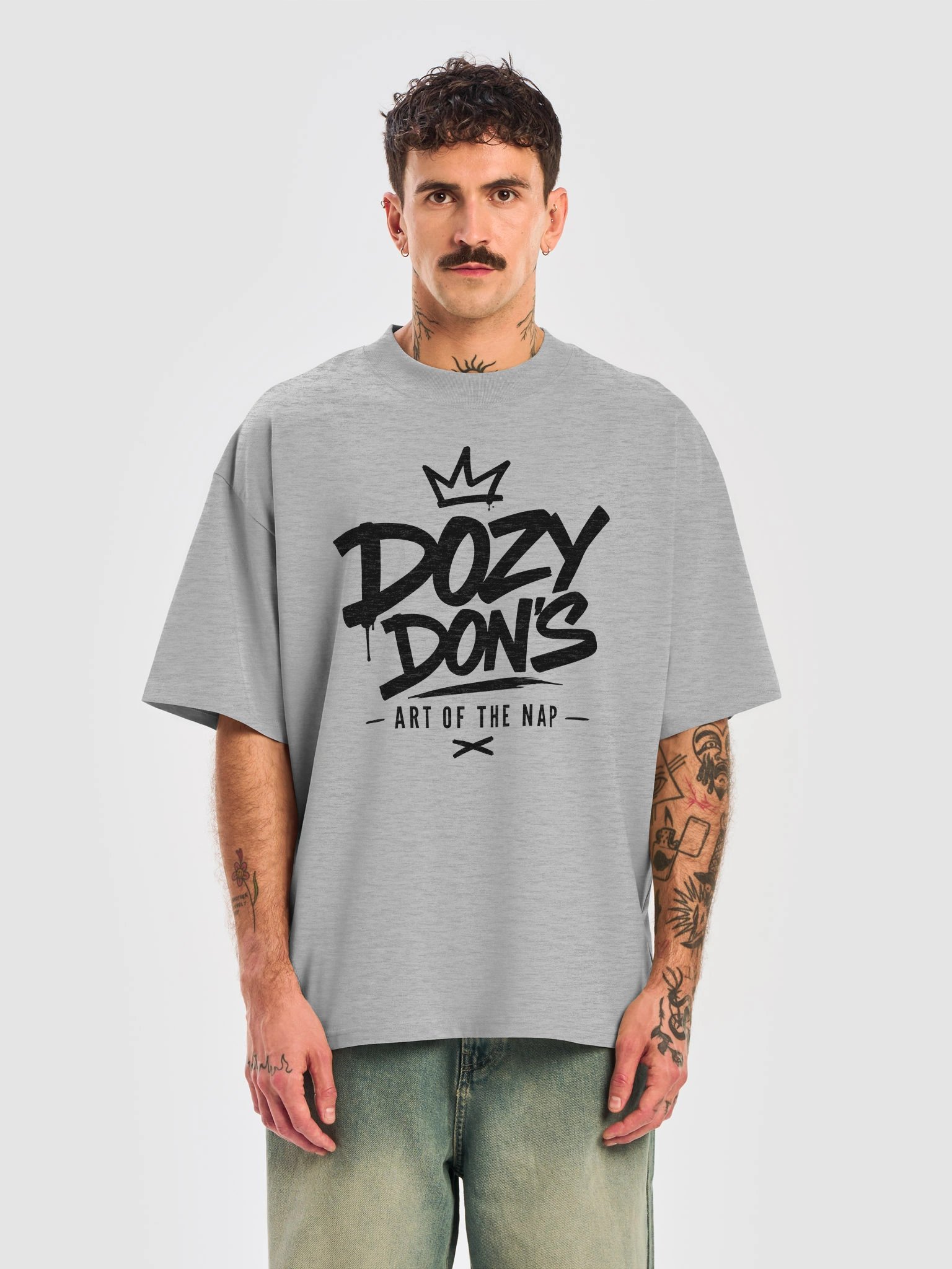 Dozy Don Logo T-Shirt – Organic Oversized T-Shirt product image (5)